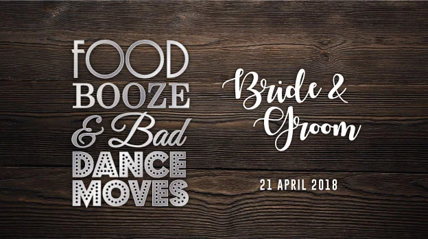 'Bad Dance Moves...' Wedding Stubby Holders