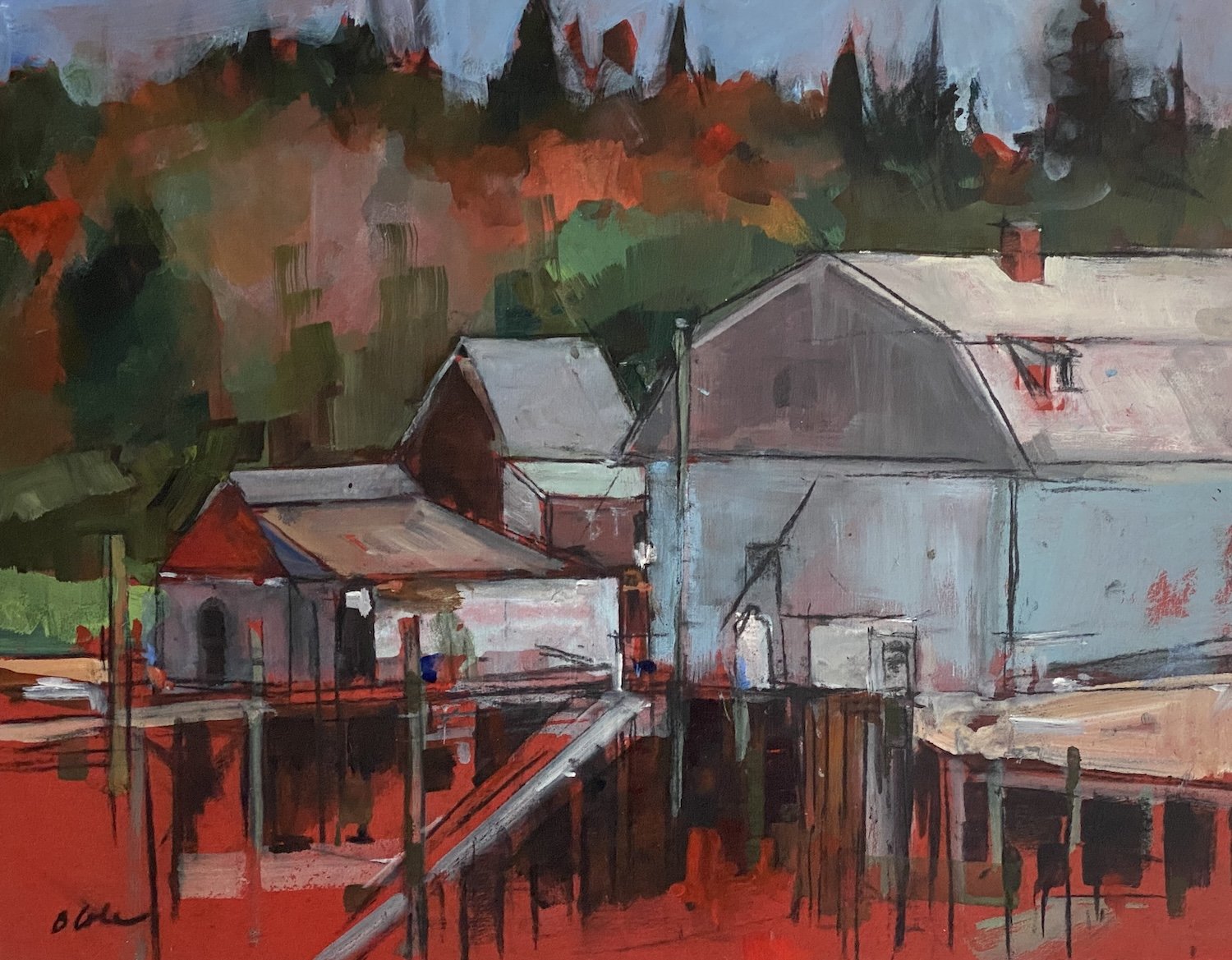 Behind the Lobster Shack