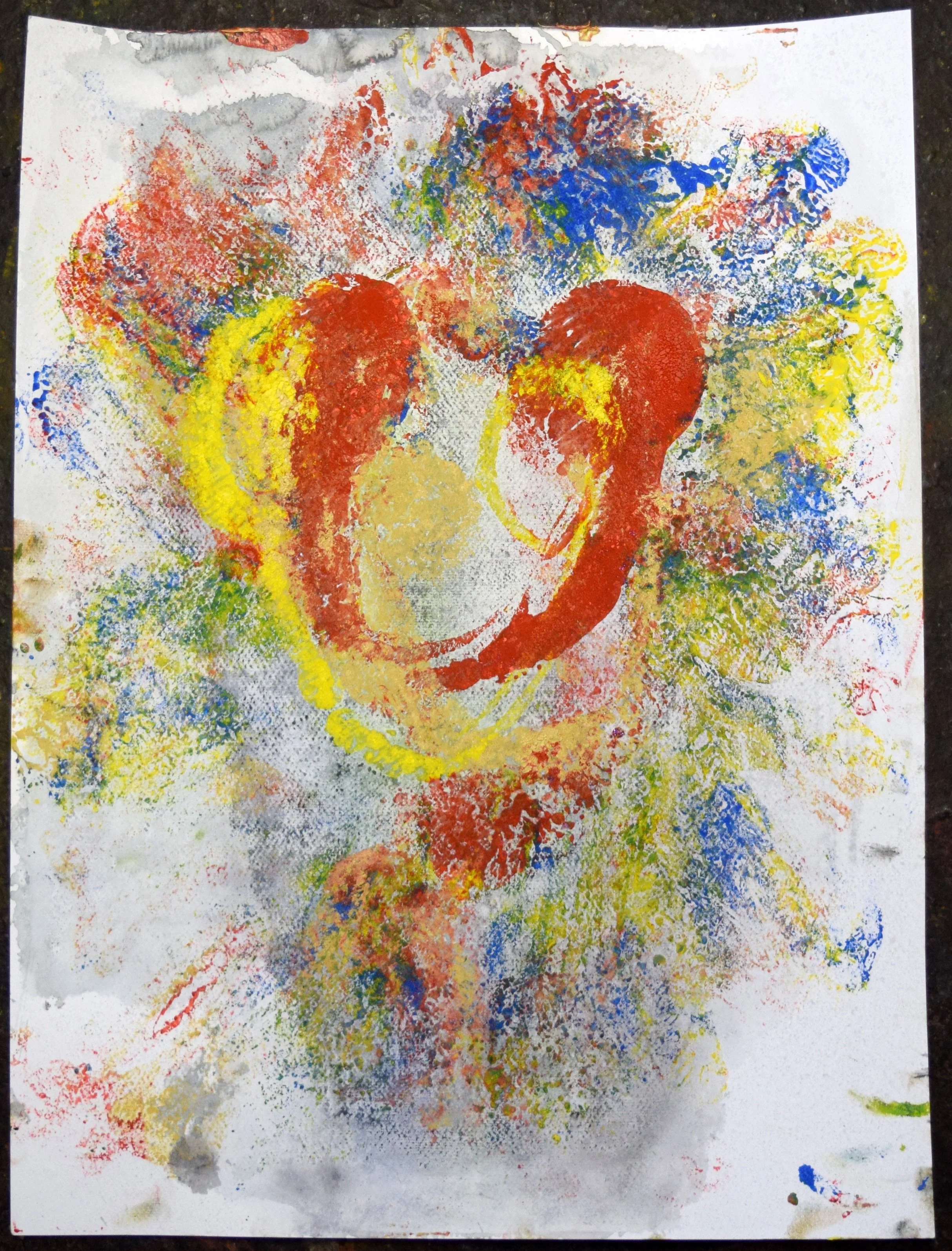Robert Fernandez, Plumed Serpent 5,  2024, 24 X 18 inches, oil and watercolor on paper.jpg