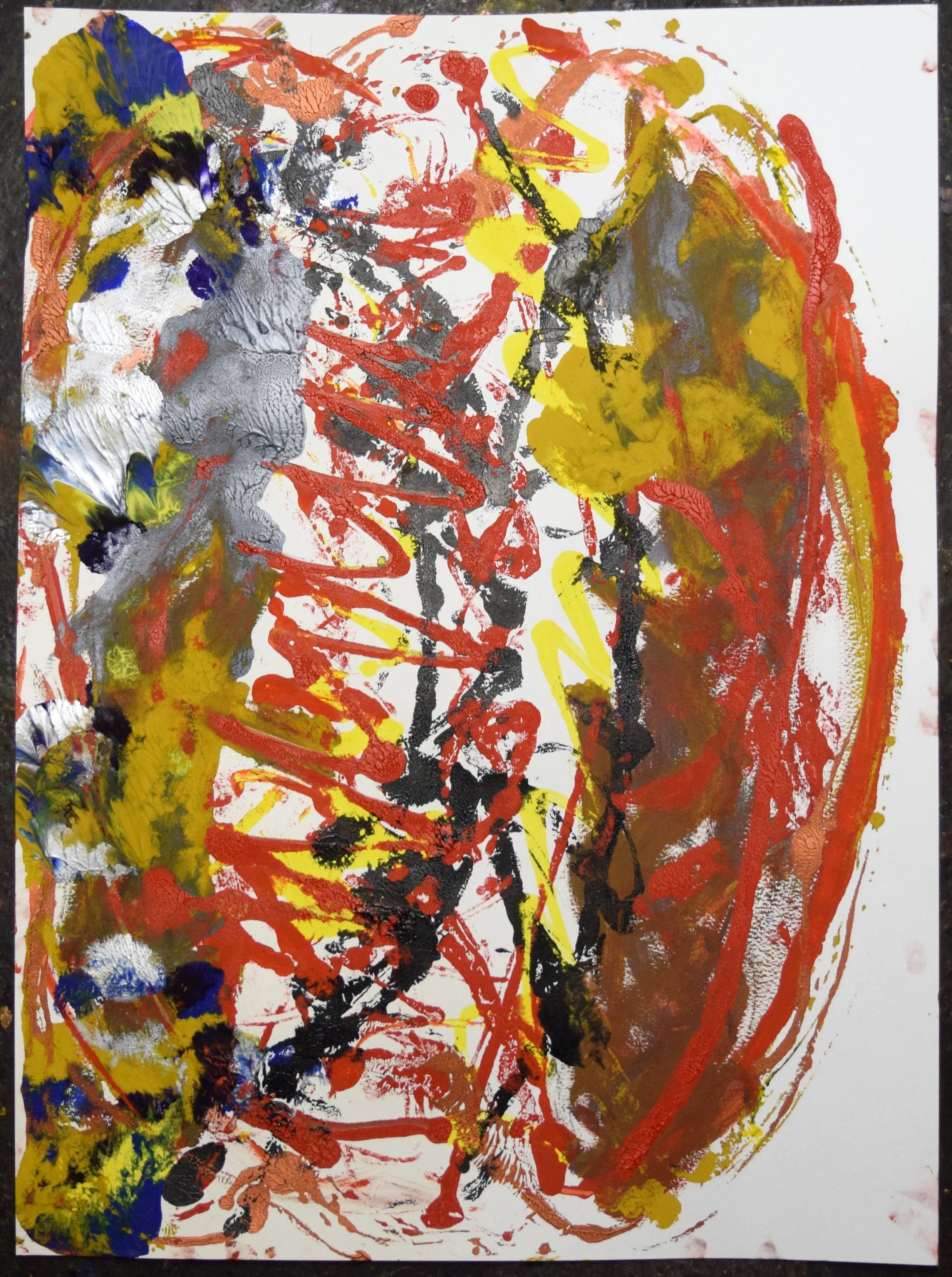 3 Robert Fernandez, Conchita 3, 2025. Oil and watercolor on paper, 30 X 22 inches..jpg