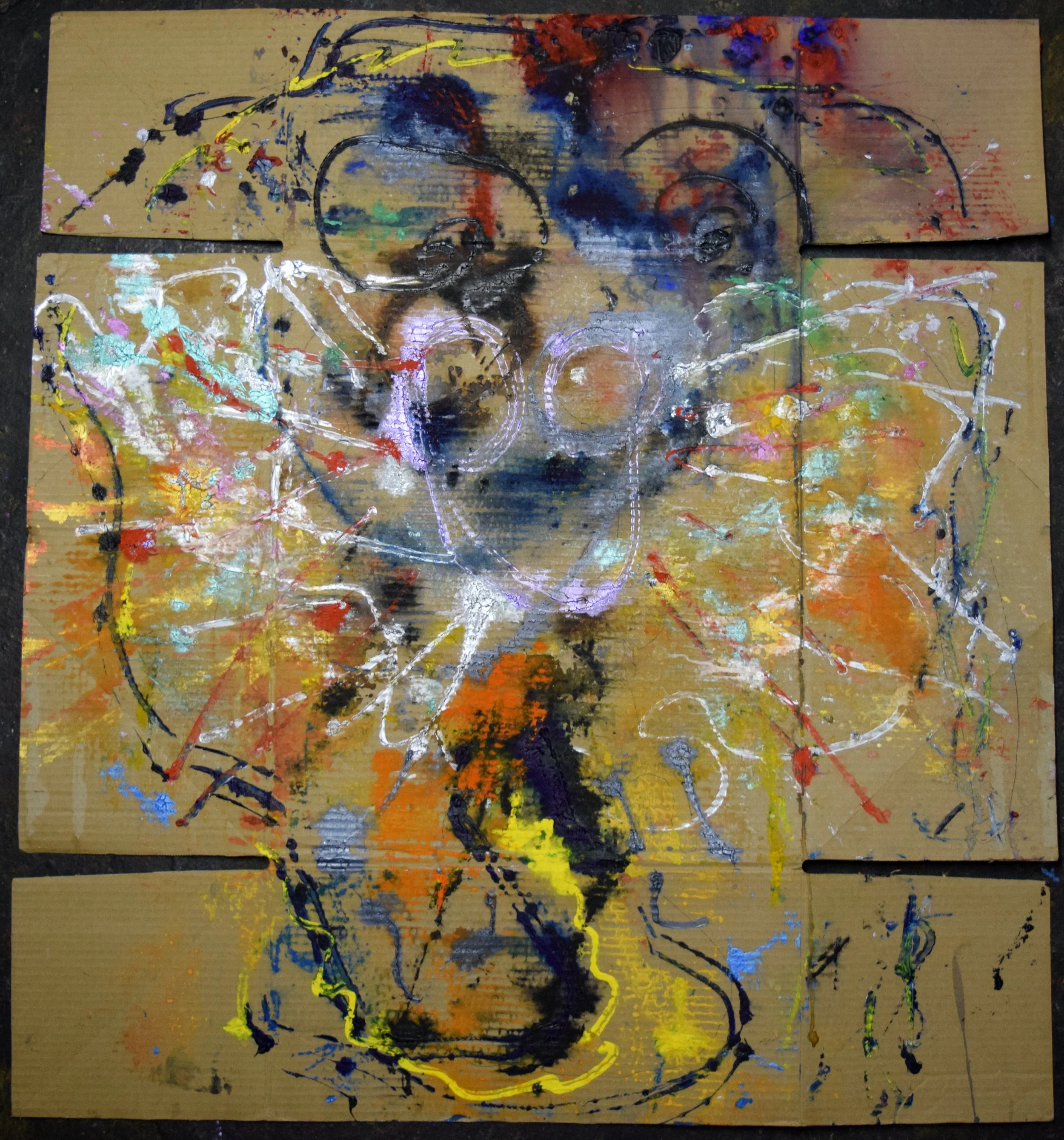 Robert Fernandez, Moth, 2024, watercolor on cardboard, 49.5 X 39.5 inches.jpg