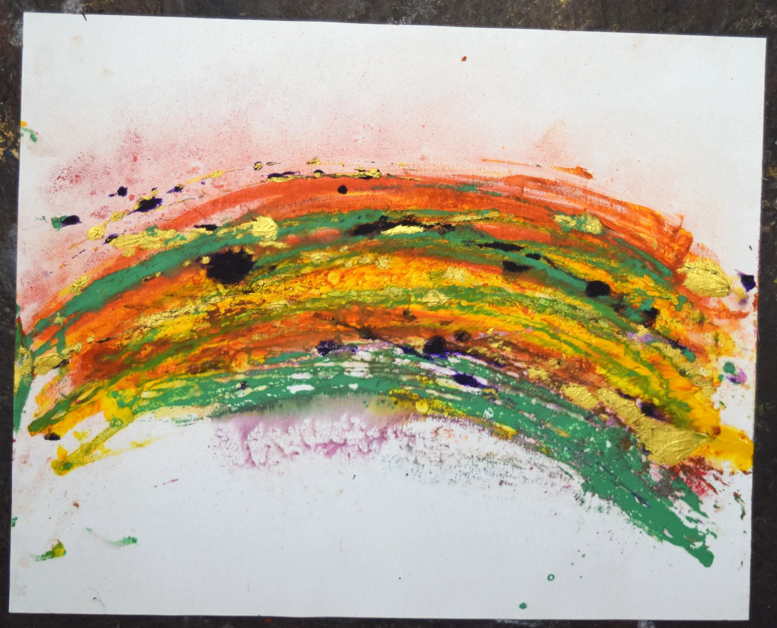 Beau 2, 2026. Watercolor on canvas, 20 X 16 inches