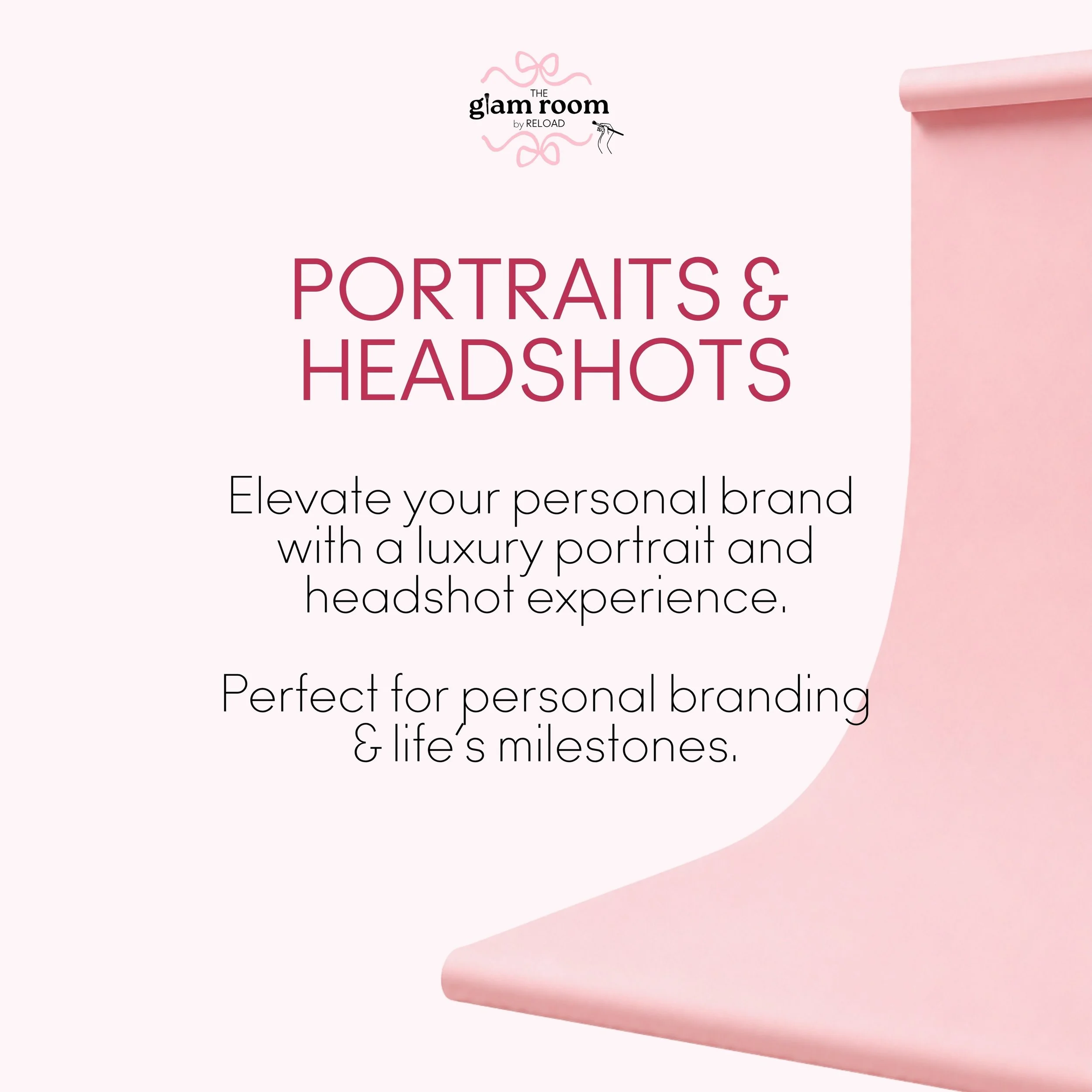 PORTRAITS &amp; HEADSHOTS 📸

Whether you&rsquo;re updating your personal brand, celebrating a new chapter, or finally saying goodbye to that LinkedIn headshot from 10 years ago&hellip; we&rsquo;ve got you. 🎞️💁🏼&zwj;♀️

Expect a relaxed, confidenc