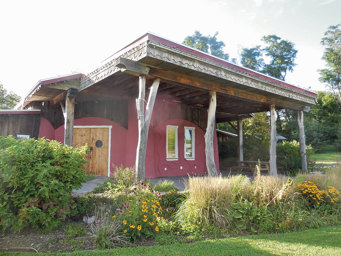 The Arts Centre Hastings in Madoc was built in 2008 by students in sustainable building program at Peterborough’s Fleming College. Emma Bowen’s father Chris Magwood was a co-creator. Photo courtesy Dear Wanderer Entertainment Productions