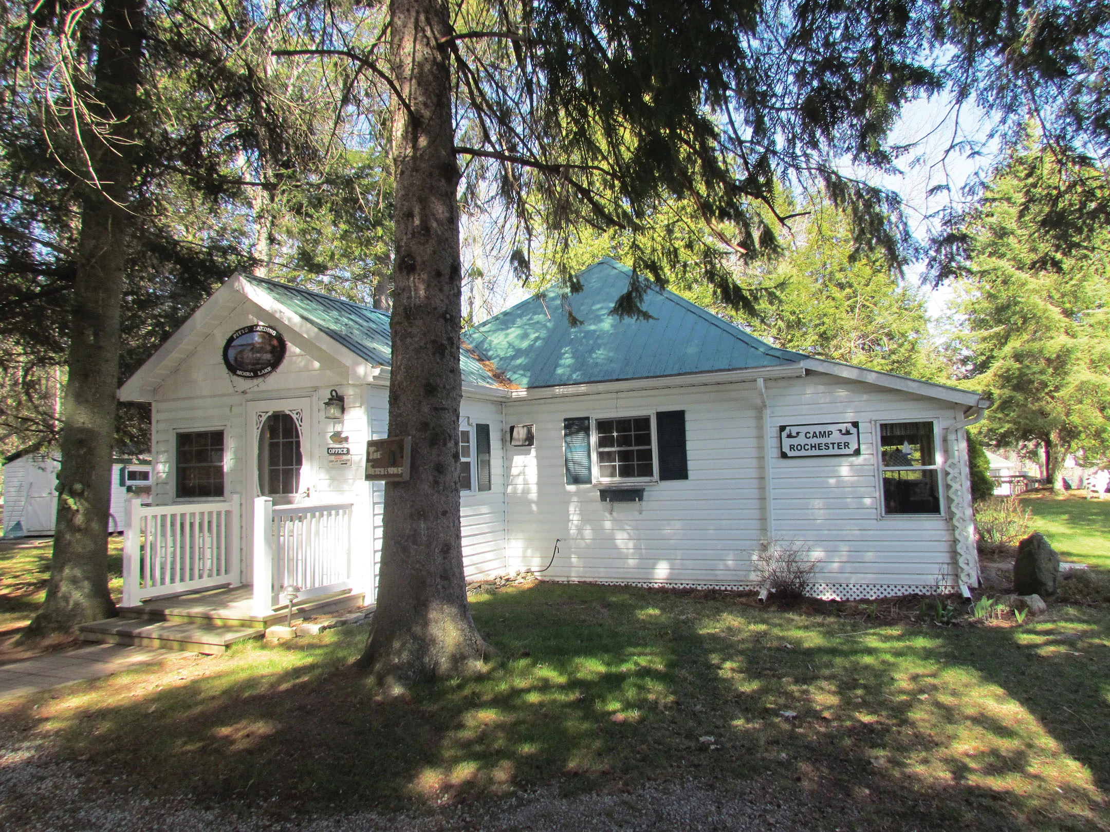 Each of the Pitts’ Landing cottages had a name and a story. ‘Camp Rochester’ was one of the original eight cabins built on the shores of Moira Lake in 1939.