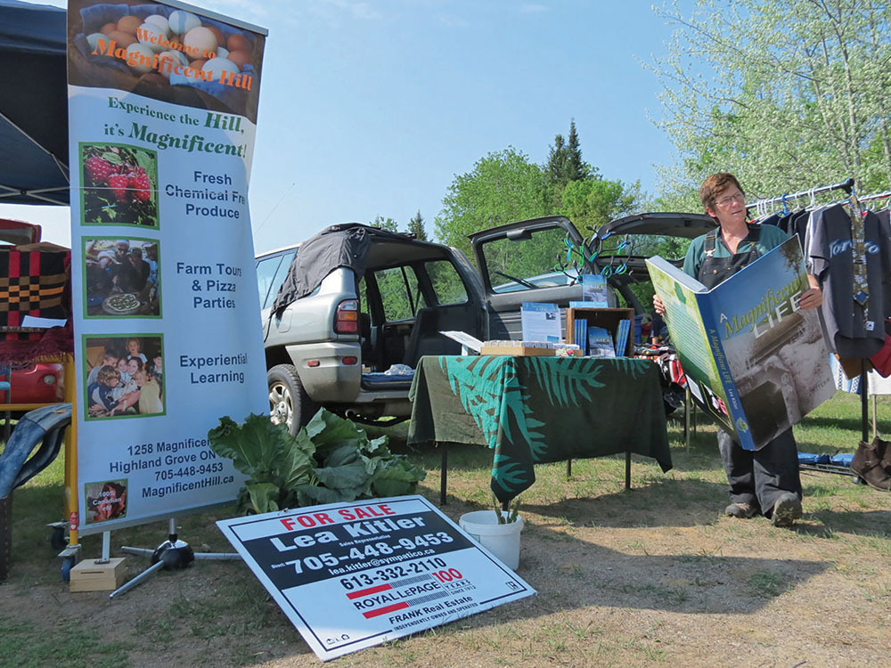 Lea Kitler, who runs Magnificent Hill Farm, is also author of the book ‘A Magnificent Life.’