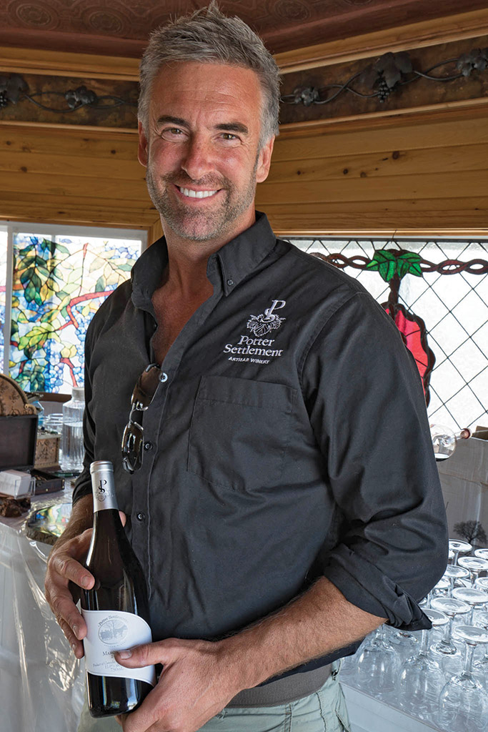 After 17 years of experimenting with heritage-heirloom grapes in Hastings County, trailblazing vintner Sandor Johnson is proud to share Potter Settlement Artisan Wines with the public. Photo by Gail Burstyn