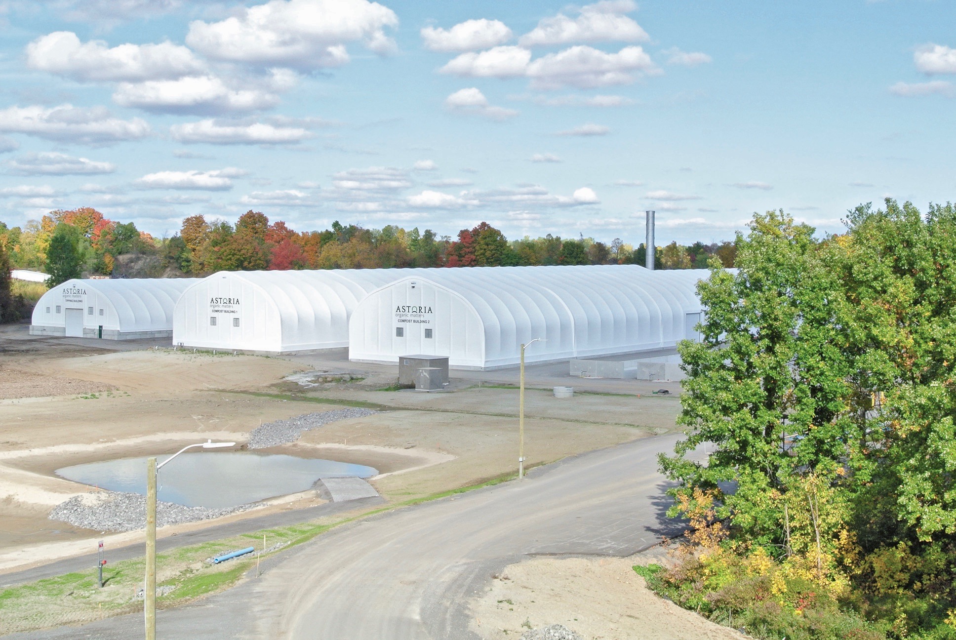 Astoria Organic Matters, a compost manufacturing facility located in Hastings County is one of only a few in Canada using leading edge Gore technology.
