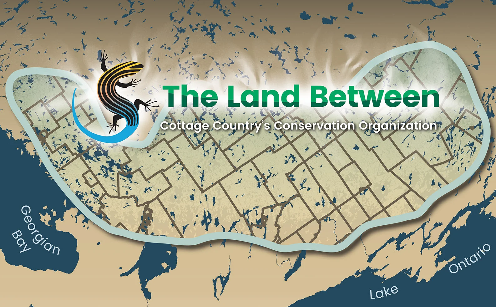 The Land Between Region covers nine counties and is distinguished by its water, plant, insect and animal diversity, which includes Ontario’s only native lizard. Graphic courtesy The Land Between