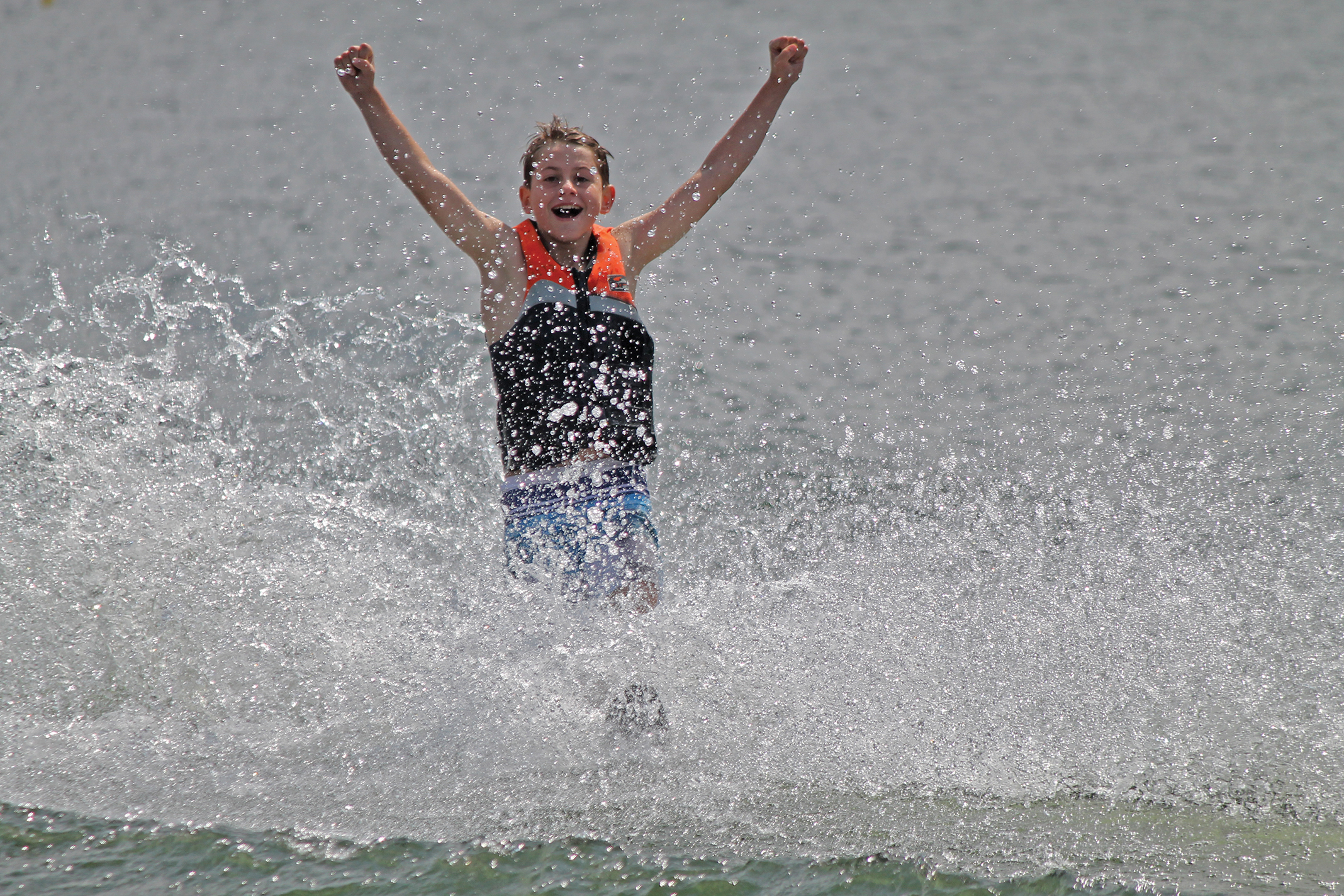 Camp-Can Aqua on Beaver Lake, offers a variety of watersports including waterskiing, sailing, windsurfing, paddle-boarding, kayaking, canoeing, and swimming lessons. Photo Courtesy of Camp Can Aqua.