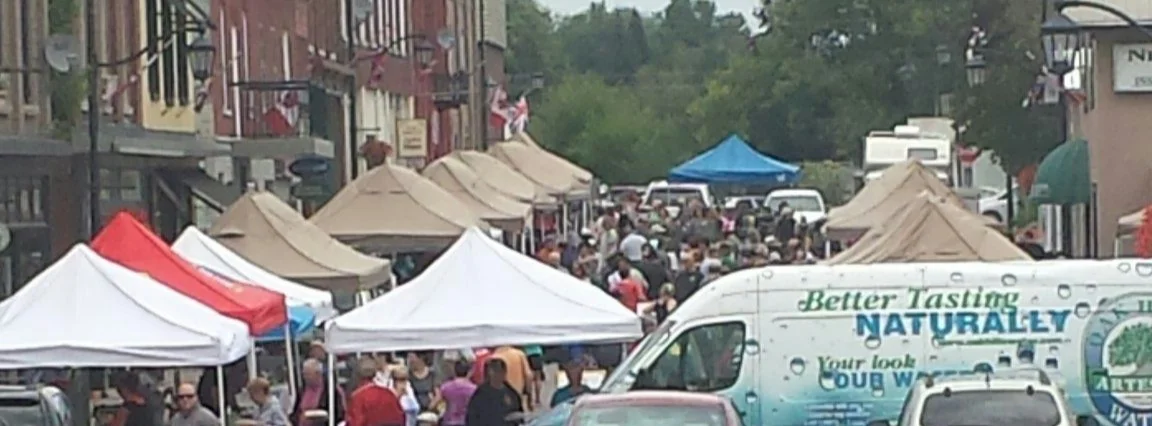A STREET SHOT OF THE VERY FIRST WATER BUFFAL FESTIVAL 10 YEARS AGO. photos courtesy stirling lion’s & stirling rotary