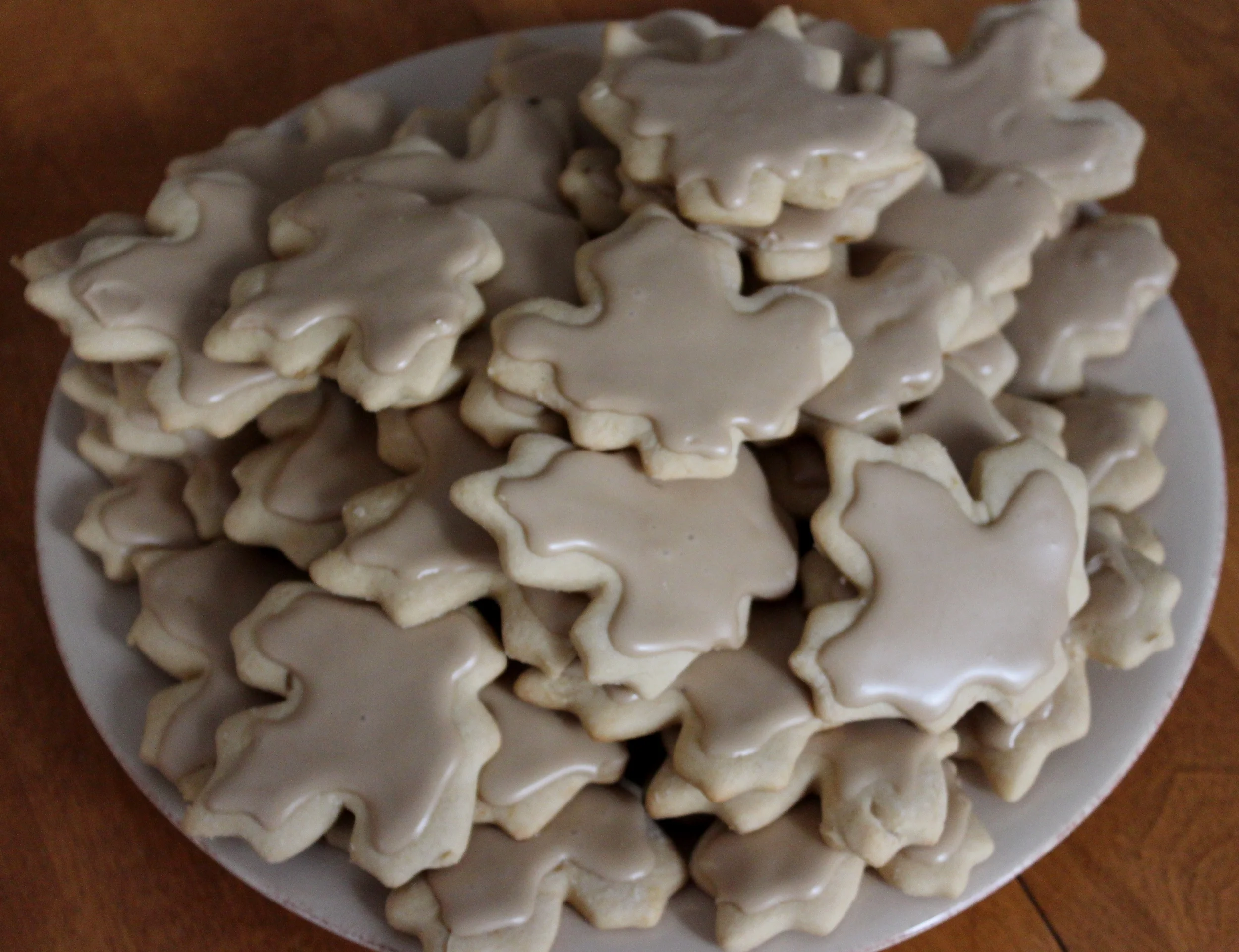Maple frosted sugar cookies