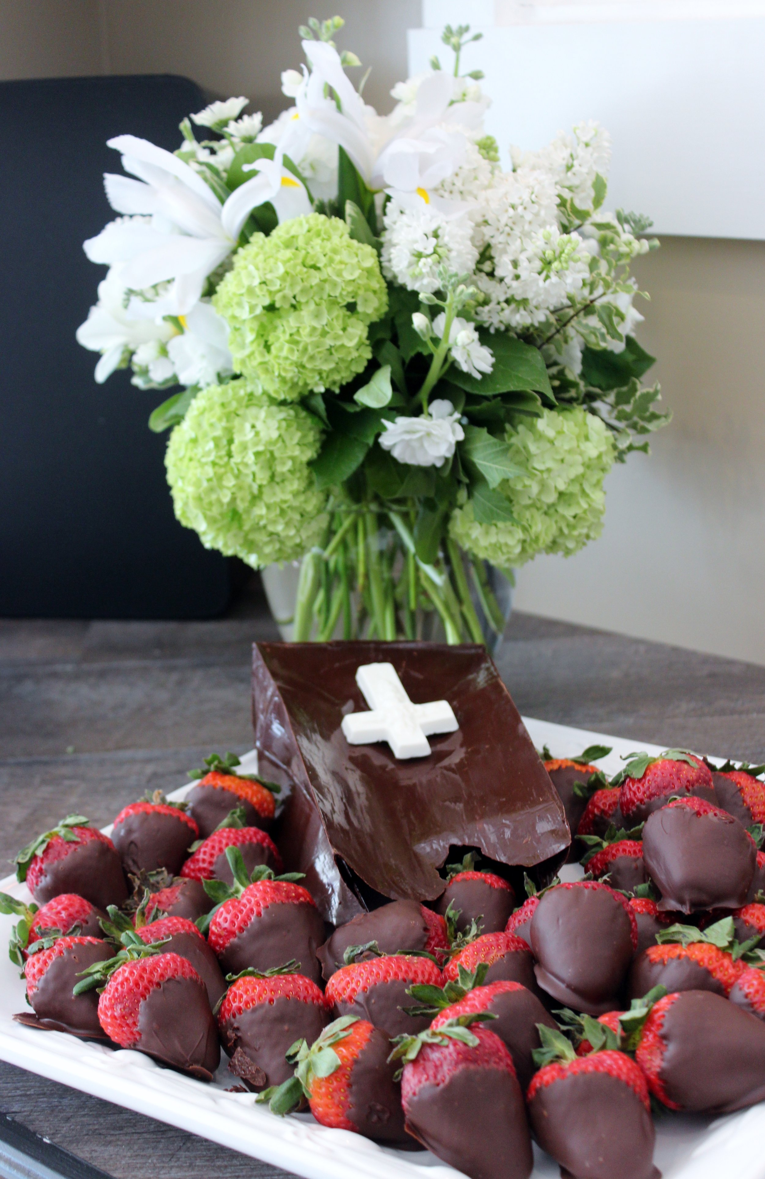 Chocolate bag customized for a memorial service