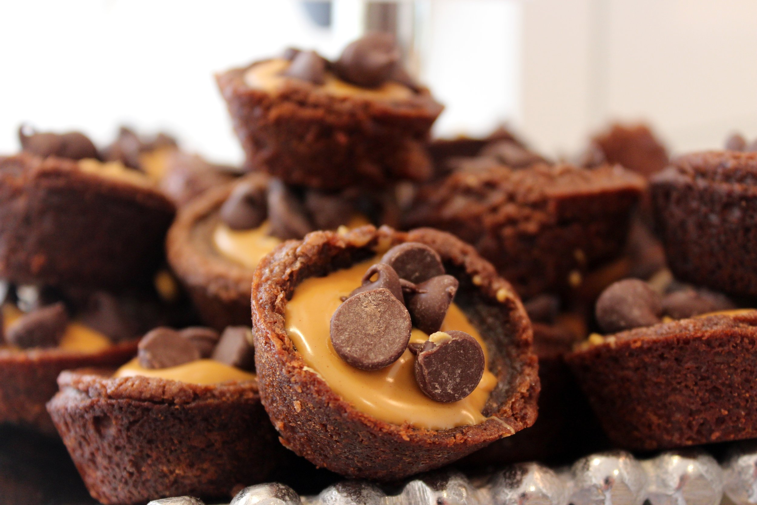 Peanut butter brownie bites