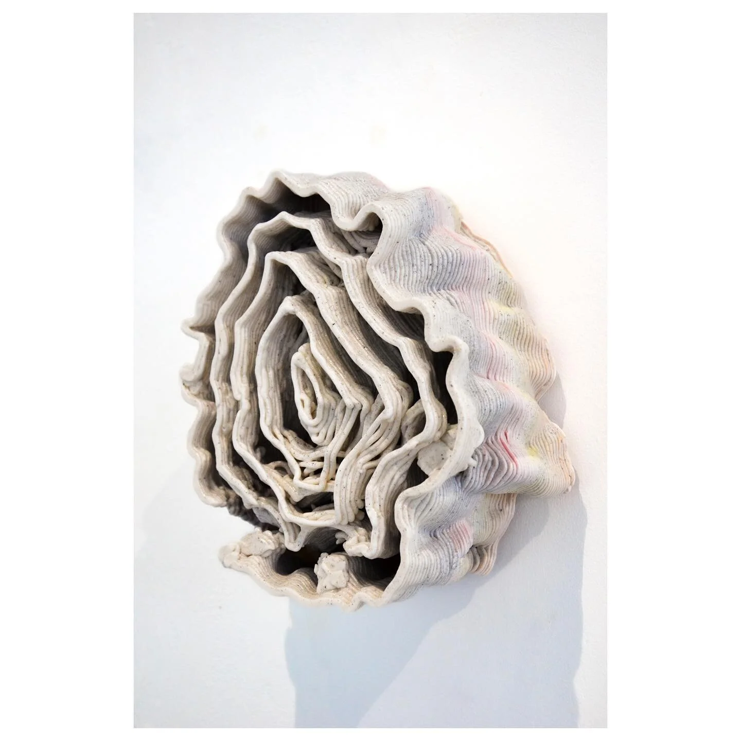 Rings of Support from my solo show Remnant Oscillation.
.
.
.
.
.
#3dprinting #ceramic3dprinting #3dprintedceramics #3dclayprinting #3dceramics #digitalsculpture #contemporaryceramics