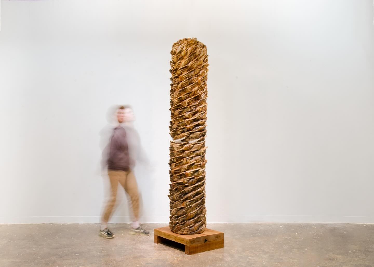&bull;Continuum - It is Just There&bull; 

I made this column this past fall and finished it just before my thesis exhibition. It is a work about cycles, material cycles, generational cycles and the cycles we are undeniable a part of if we just look 