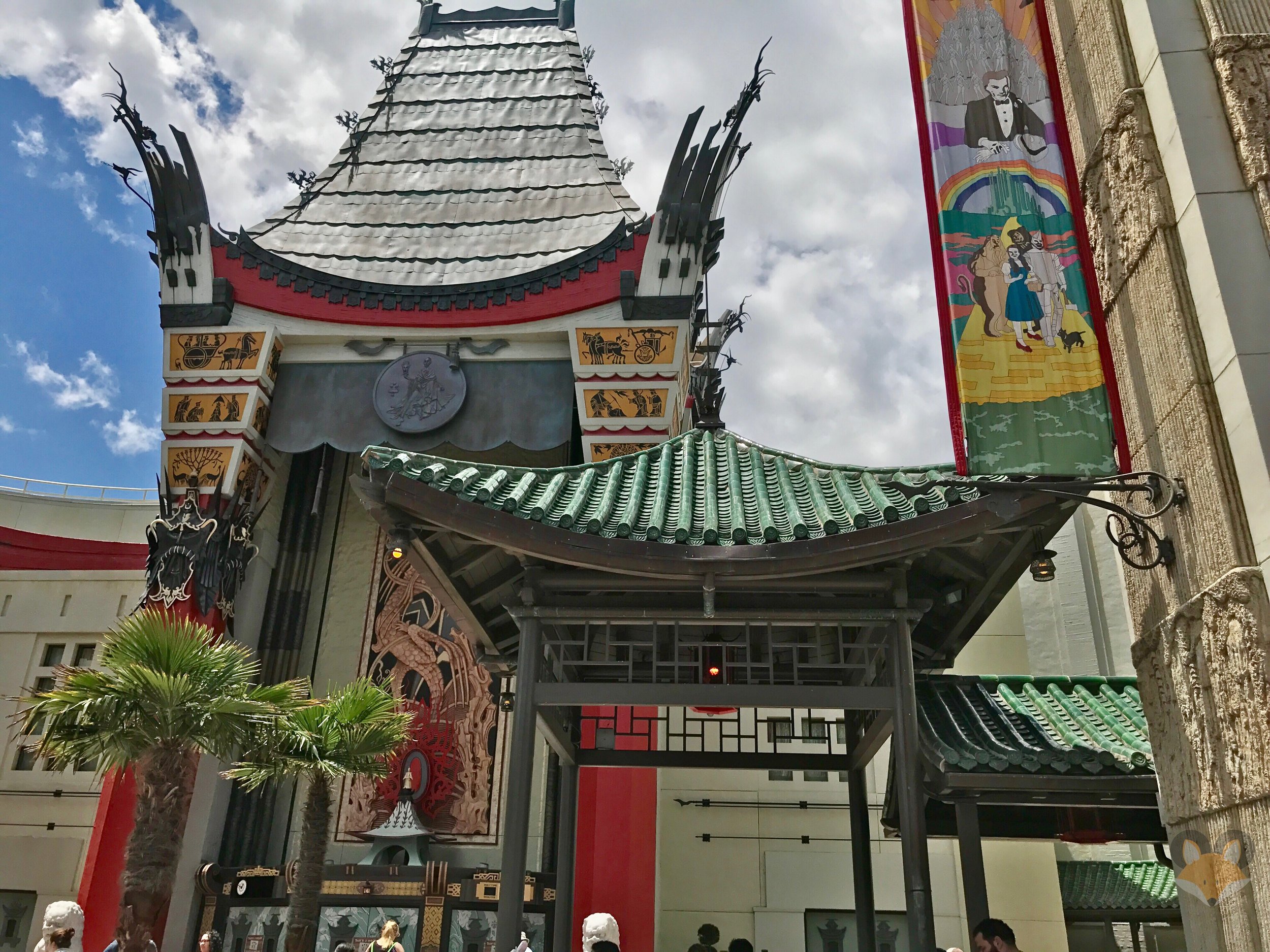 The main entrance of the former queue now sits lonely, with the marquee below the pagoda missing the attraction signage.