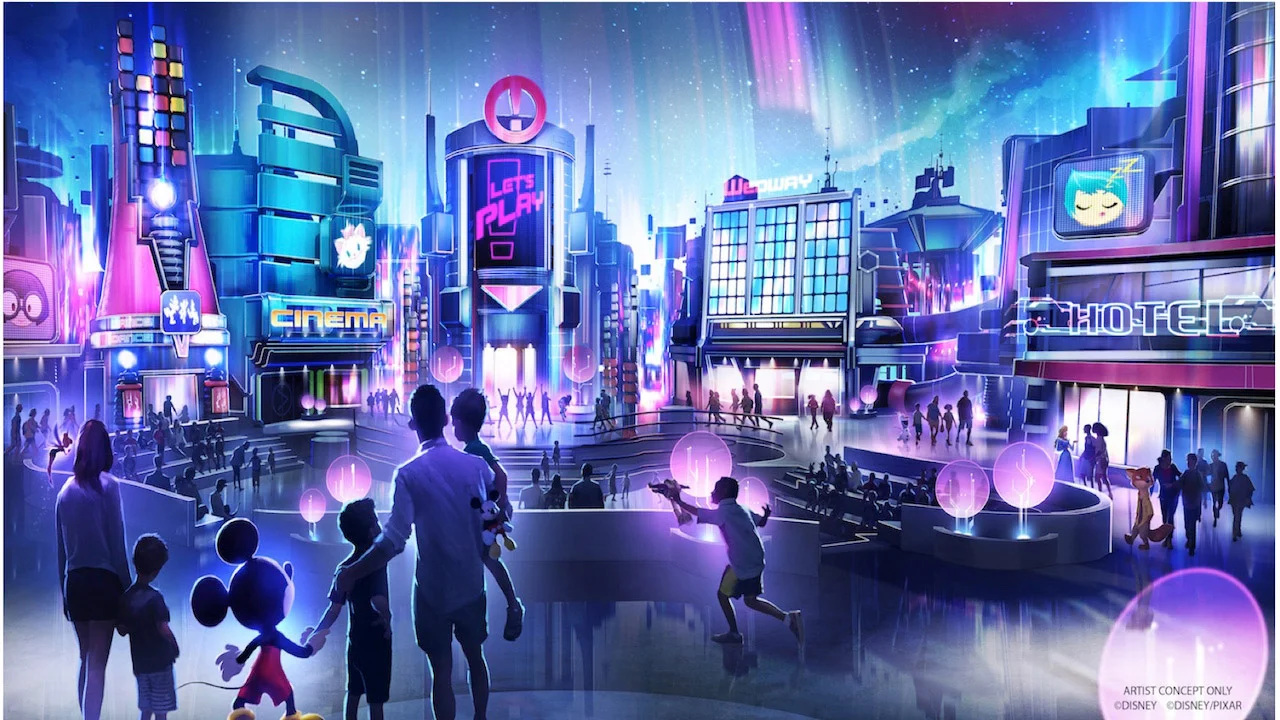 The “Ralph Breaks the Internet” inspired pavilion.