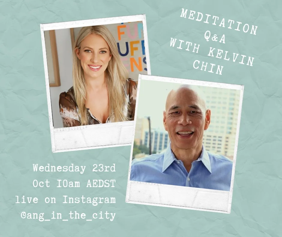 Meditation Q&amp;A with Kelvin Chin ~ hosted by Angelique Woodburn in Australia!