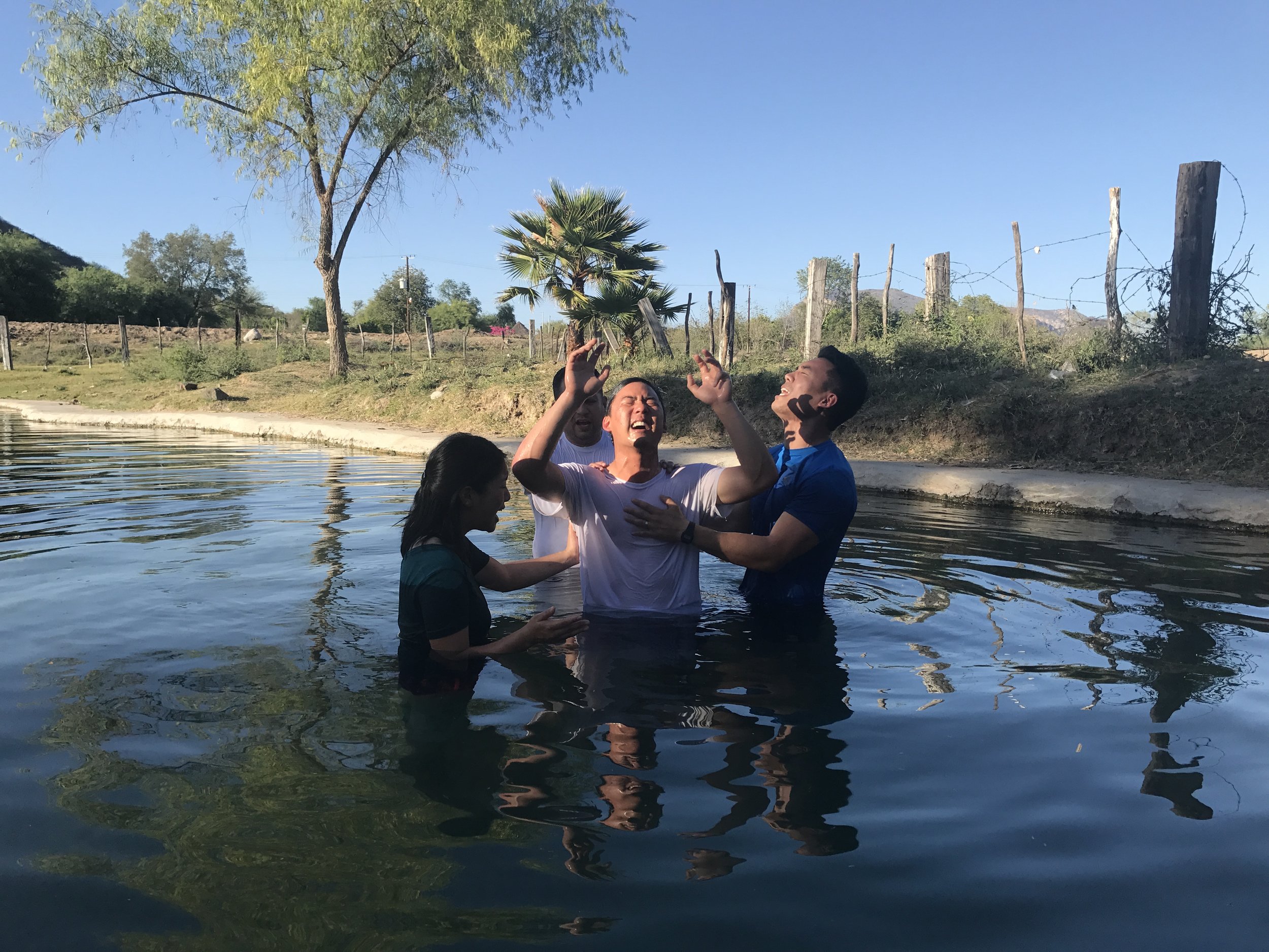 Caleb didn't expect to get baptized but God had different plans! What a powerful moment for Caleb and our team. 