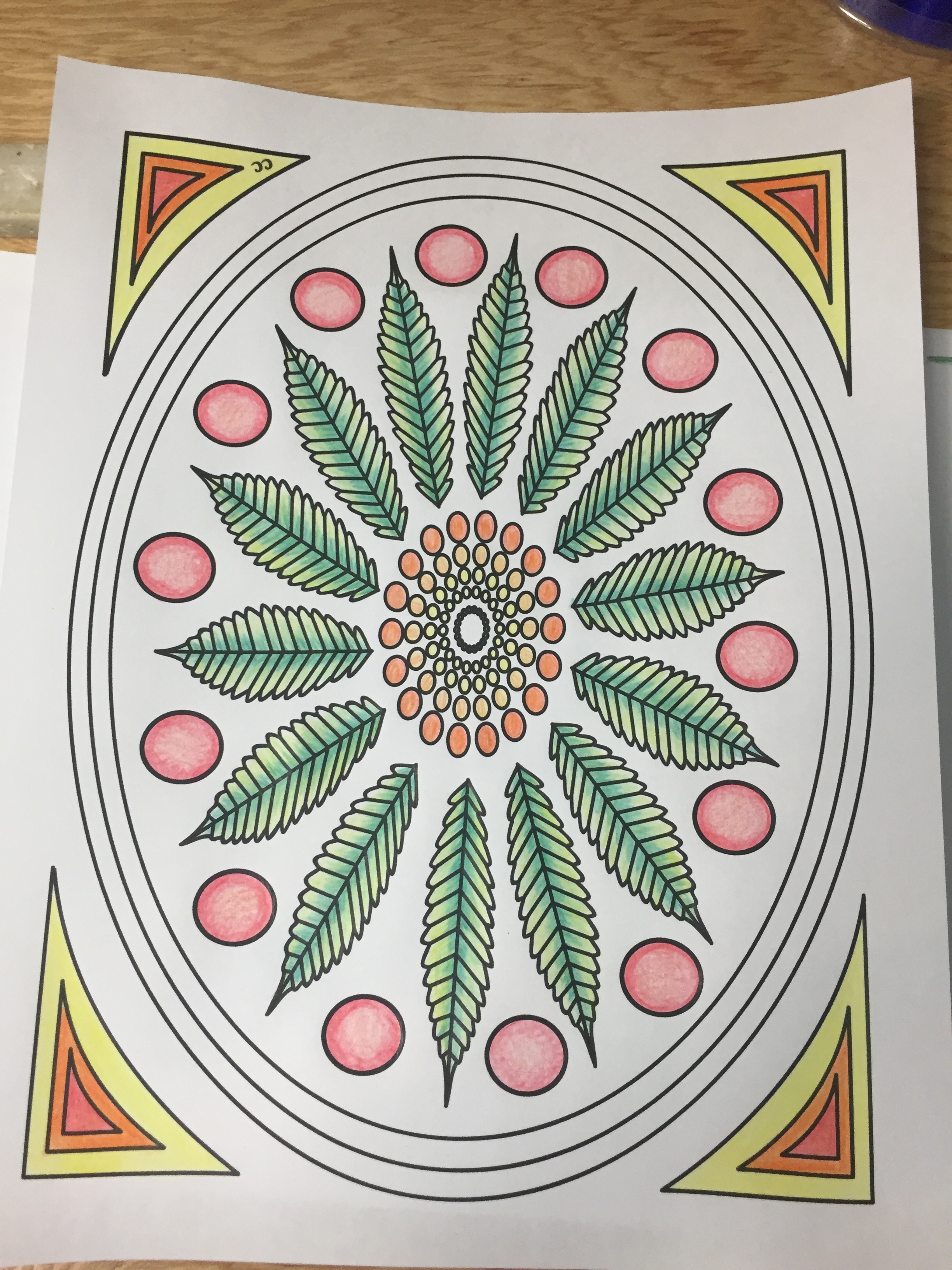 Marijuana Leaf Colored Chronic Crafter