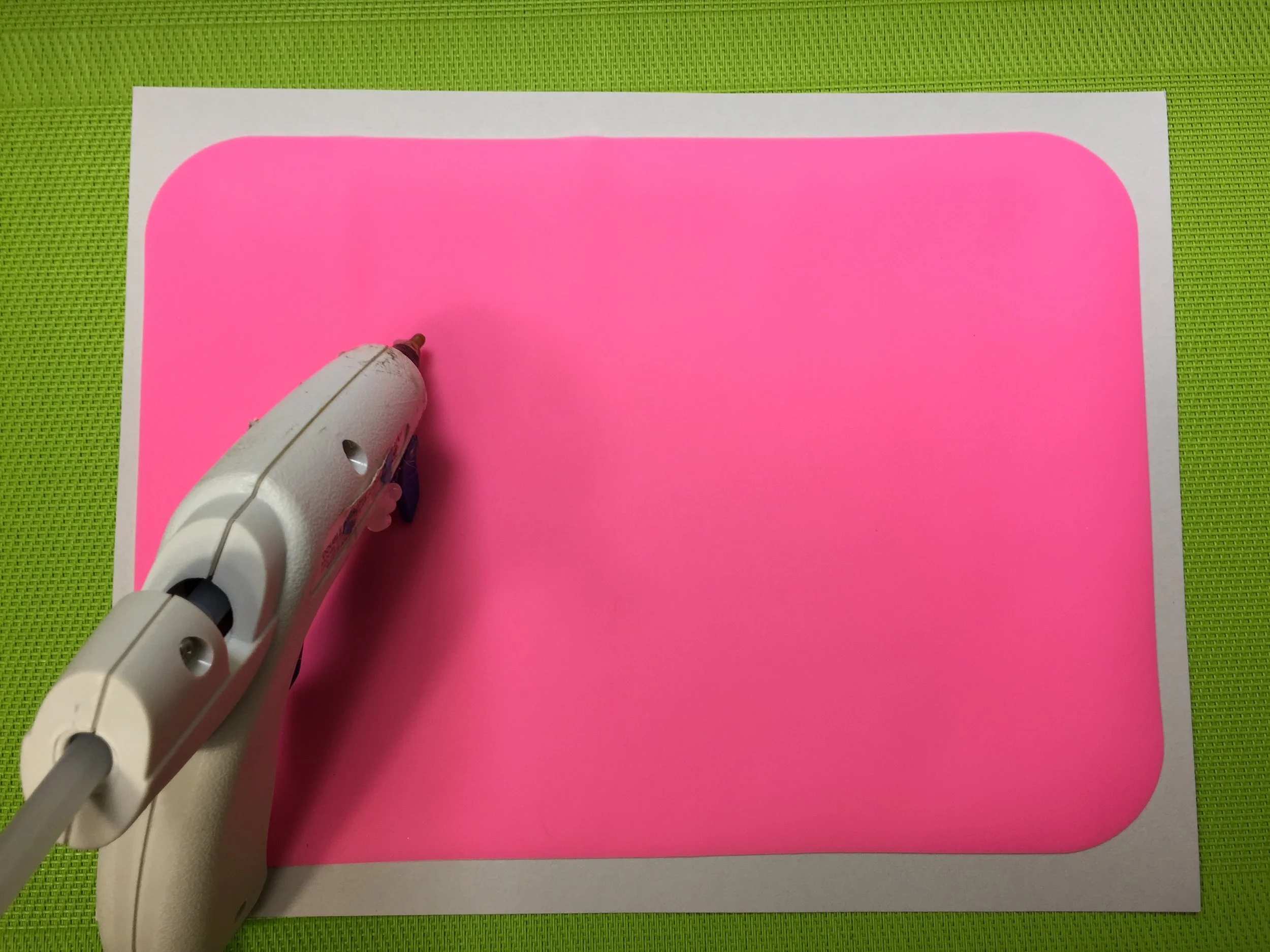 DIY Craft Hack Make a Stencil Using a Glue Gun — CHRONIC CRAFTER