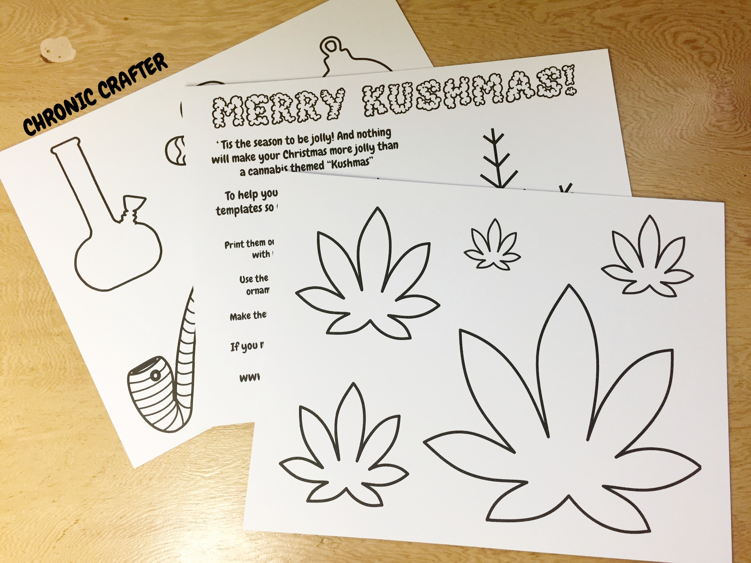 How to Make DIY Marijuana Themed Christmas (Kushmas) Ornaments 