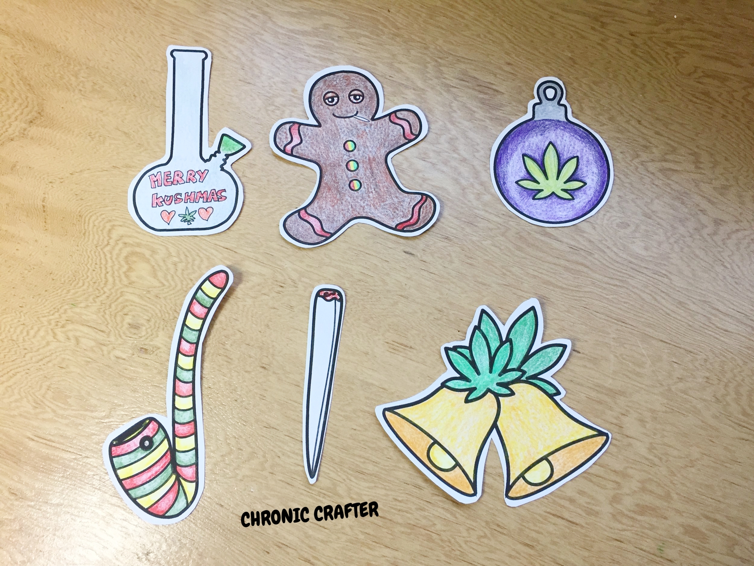 DIY Marijuana Themed Christmas (Kushmas) Ornaments