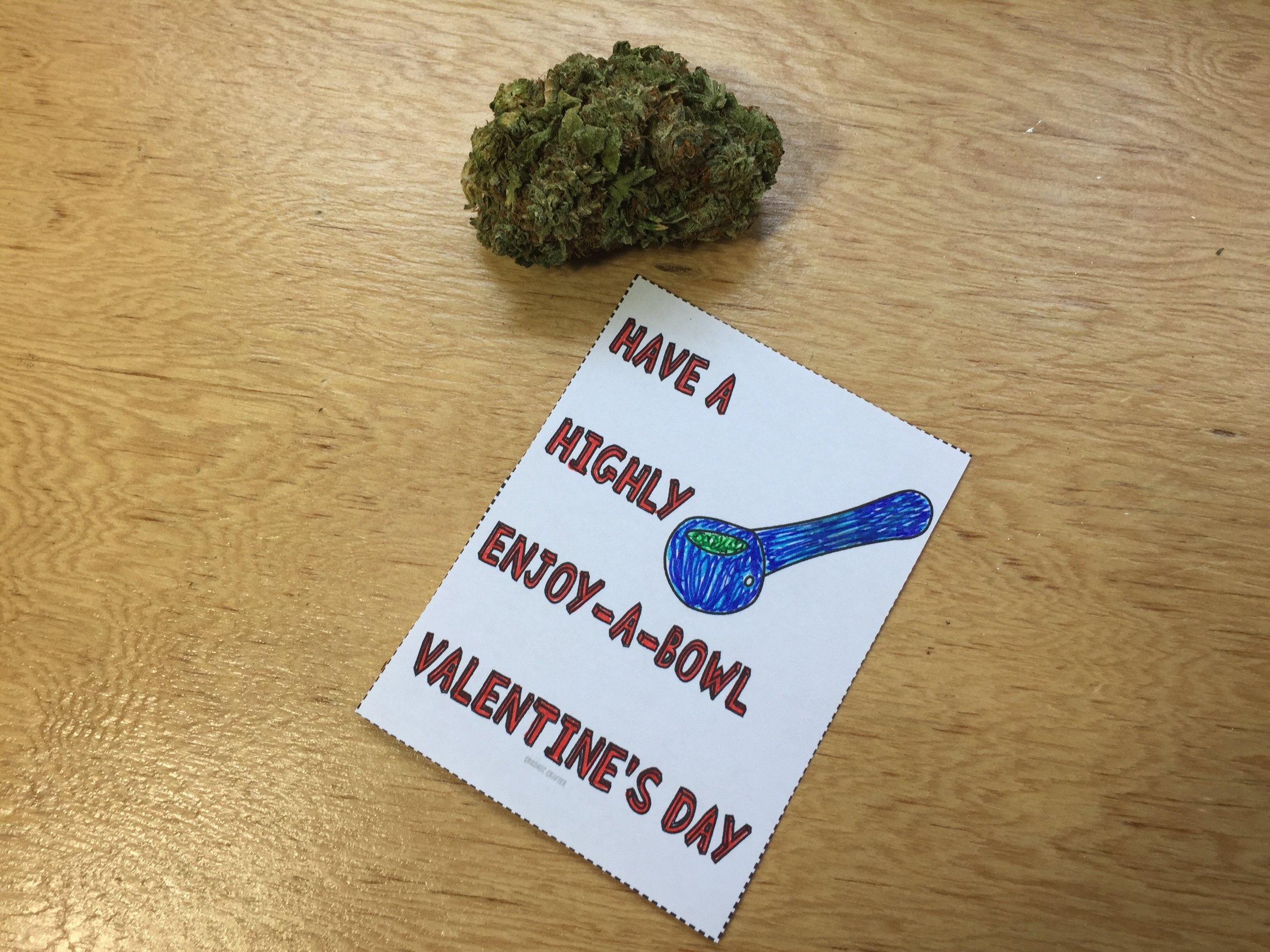 DIY Stoner Valentine's Day Cards