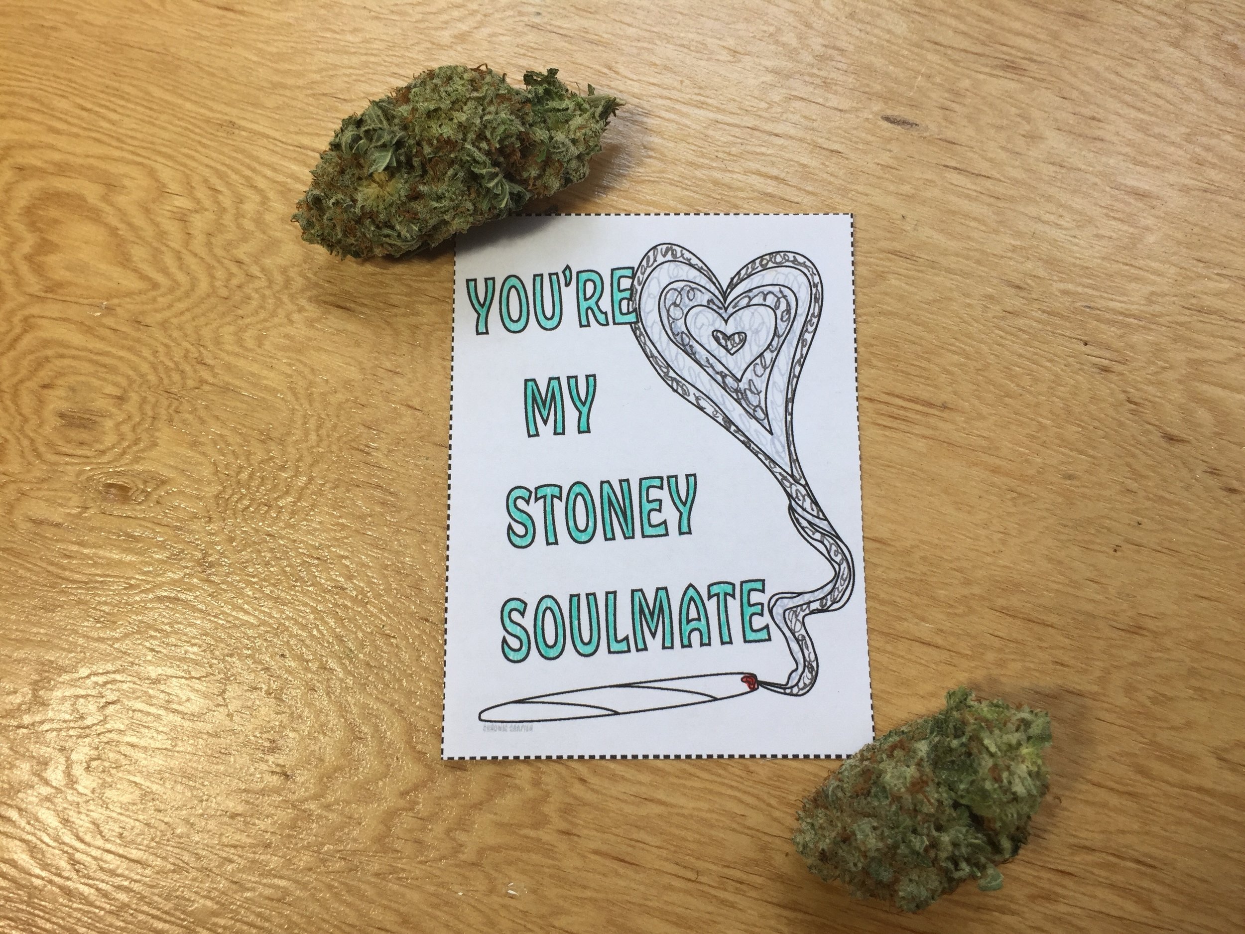 DIY Stoner Valentine's Day Cards by Chronic Crafter