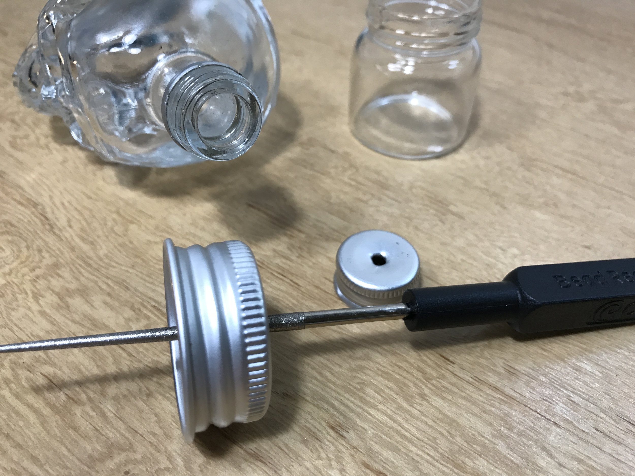 DIY Glass Hemp Wick Dispenser, Holder, Lighter