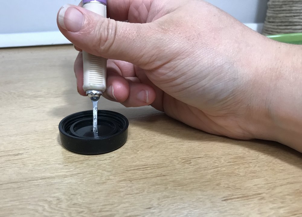 Silicone Dab Container Turned into a Hemp Wick Dispenser DIY