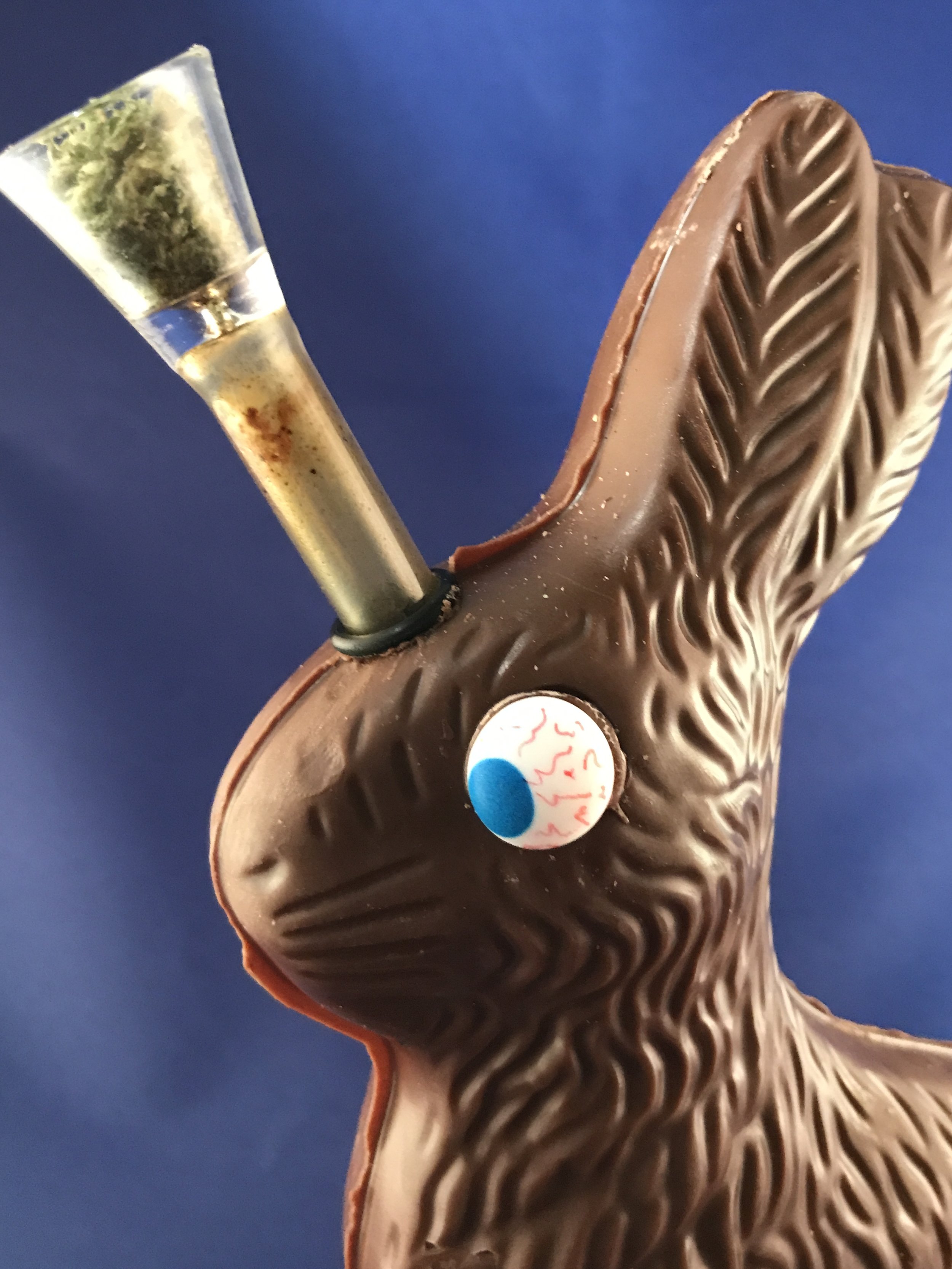 Chocolate Easter Bunny Pipe: Stoner Food Pipe