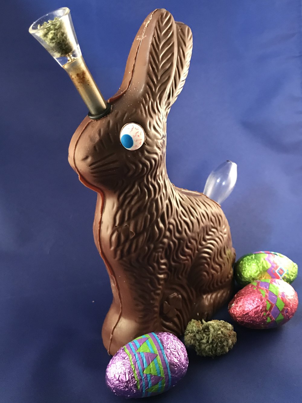 Chocolate Easter Bunny Pipe: Stoner Food Pipe