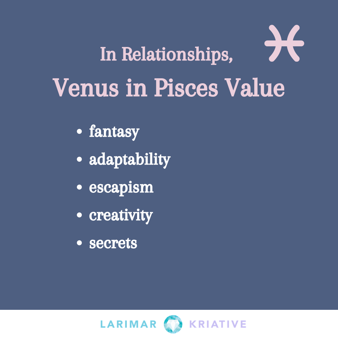Pisces Love Venus in Pisces In The Birth Chart — Larimar Kriative