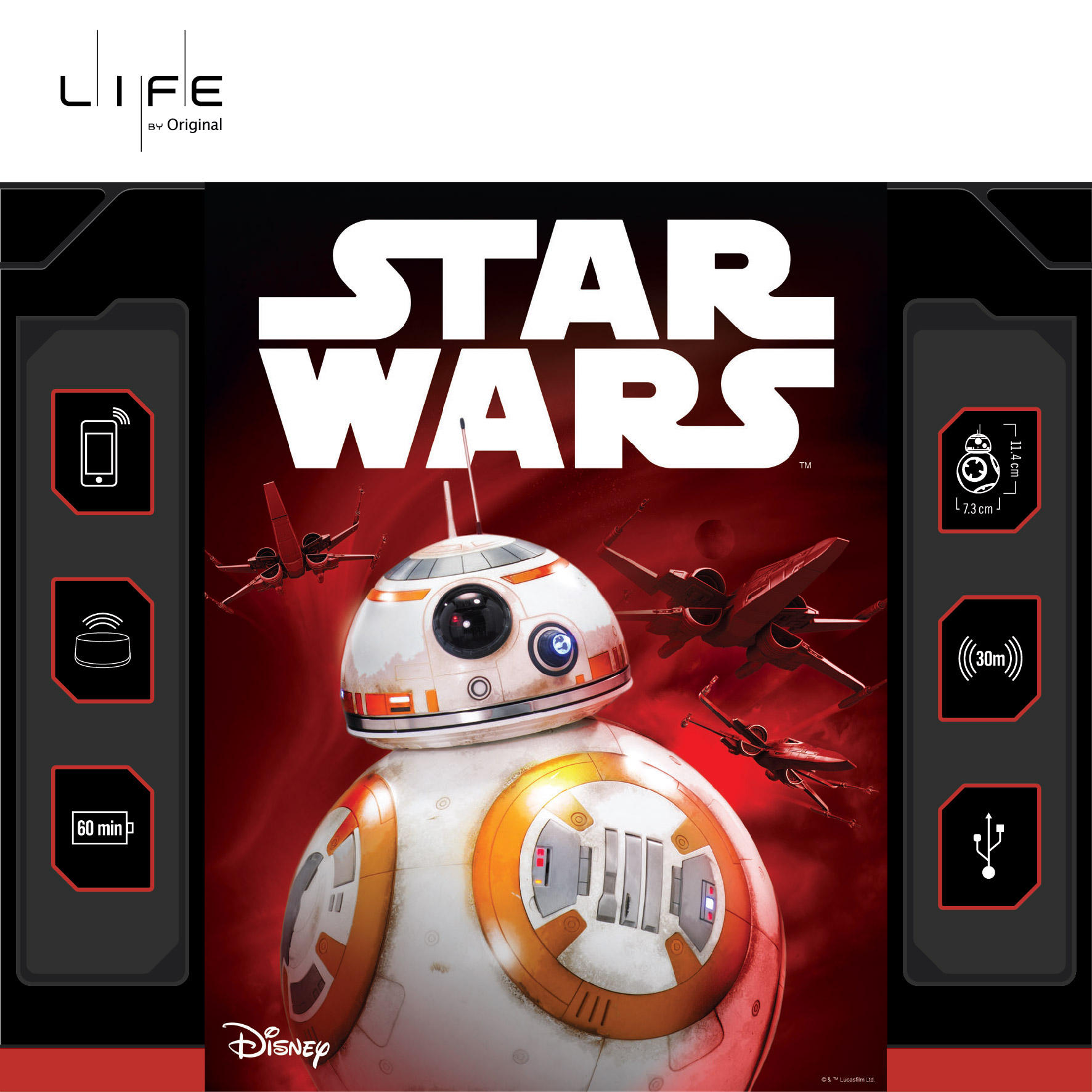  決賽冠軍: 智能機械人BB-8 (1個)- MOP 1,238 Champion : Sphero Star Wars BB-8 Robotic Ball