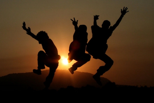 I don't know what they're doing... but it looks like fun! 