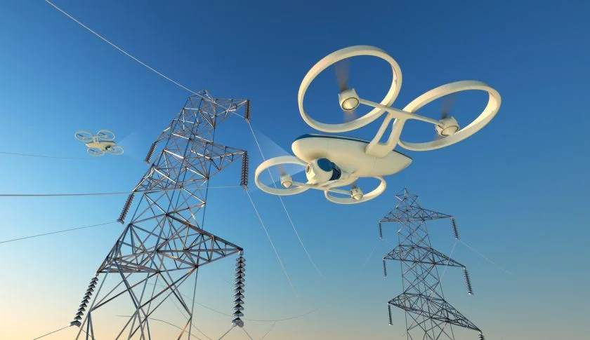 GE is using drones to inspect the power grid