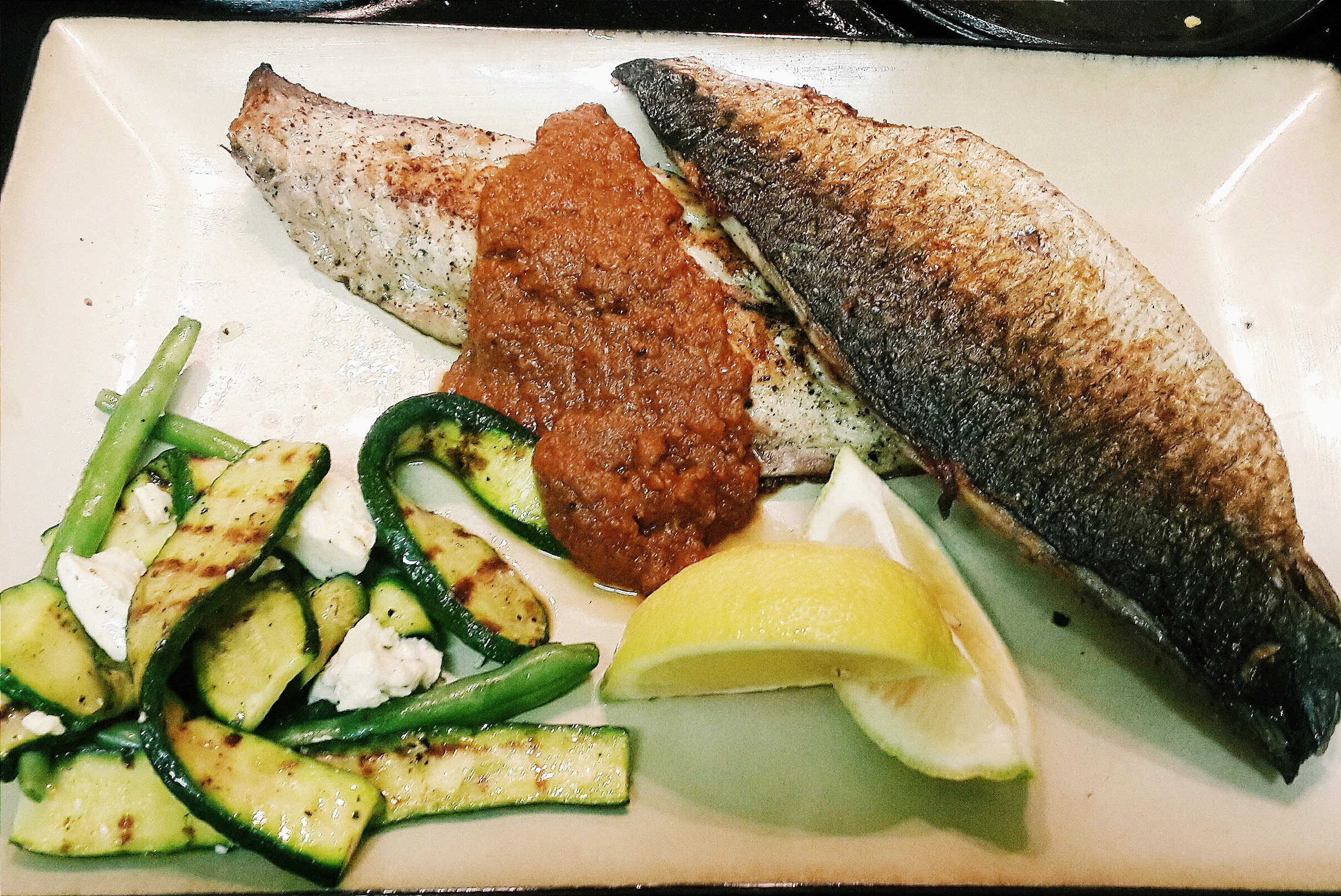 King Mackerel with Spicy Tomato Relish