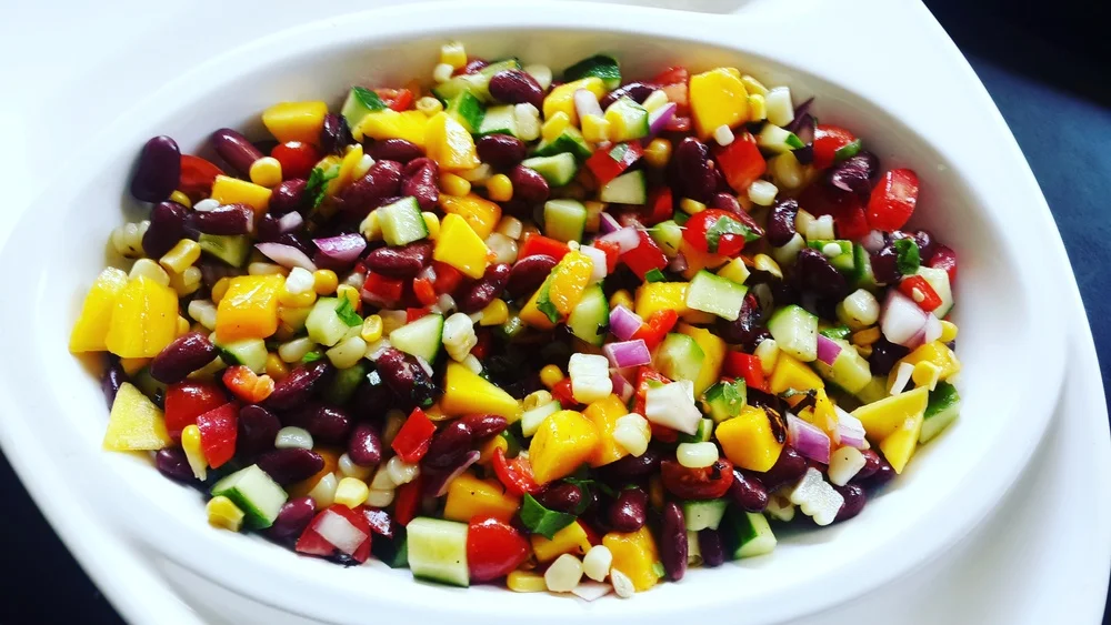 Mango, Corn & Bean Salsa 