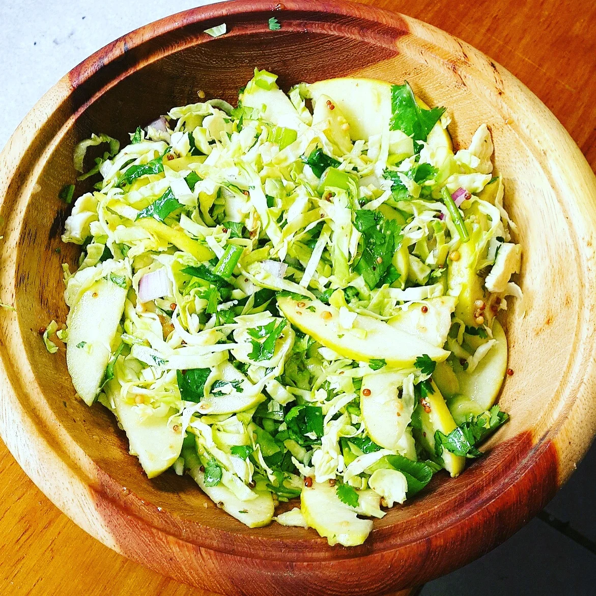 Brussel Sprout & Apple Salad 