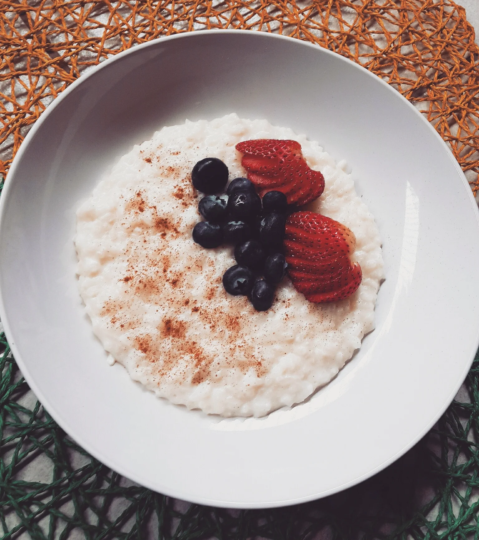 Breakfast rice porridge