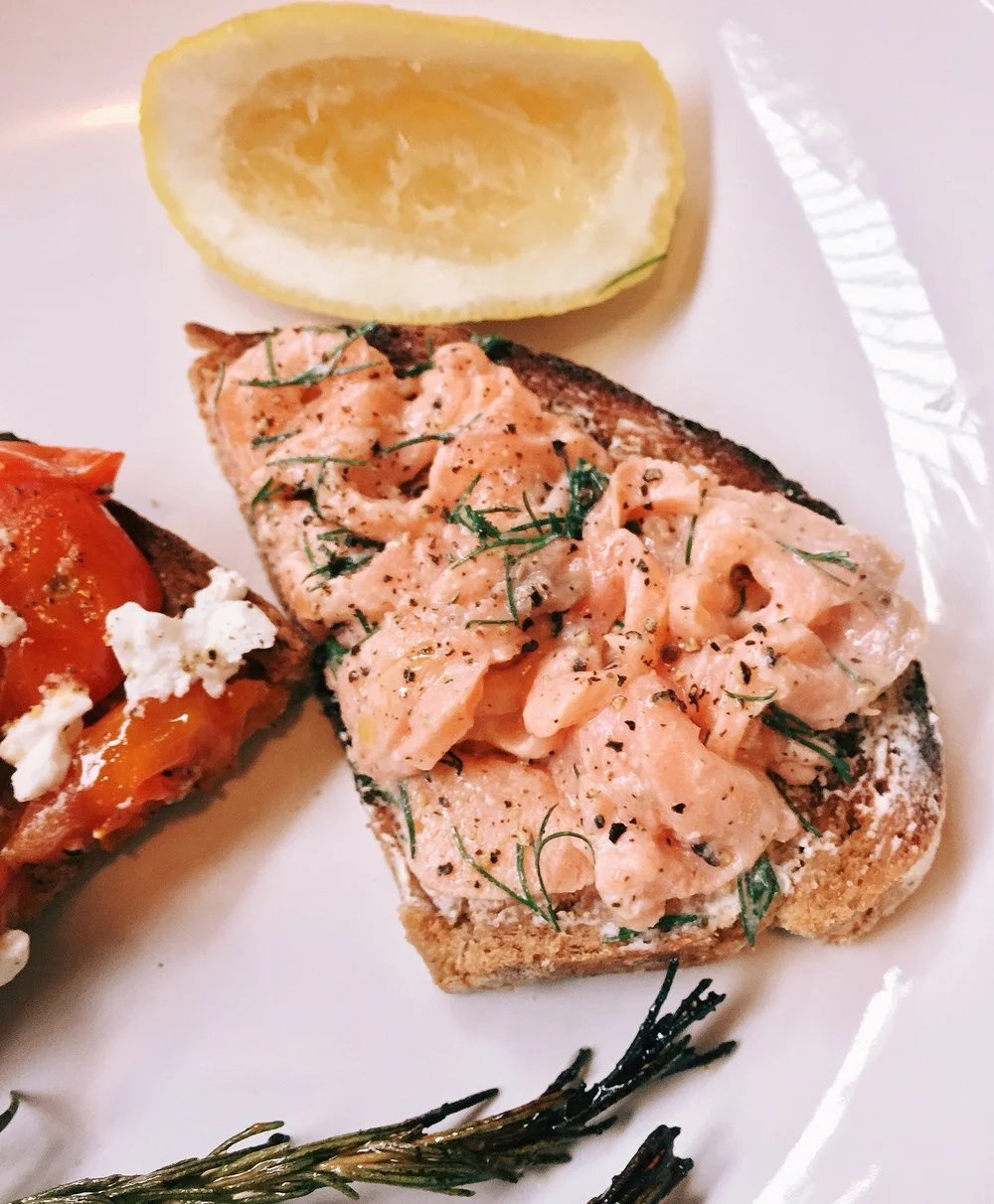 Lemon & Dill Cured Salmon 