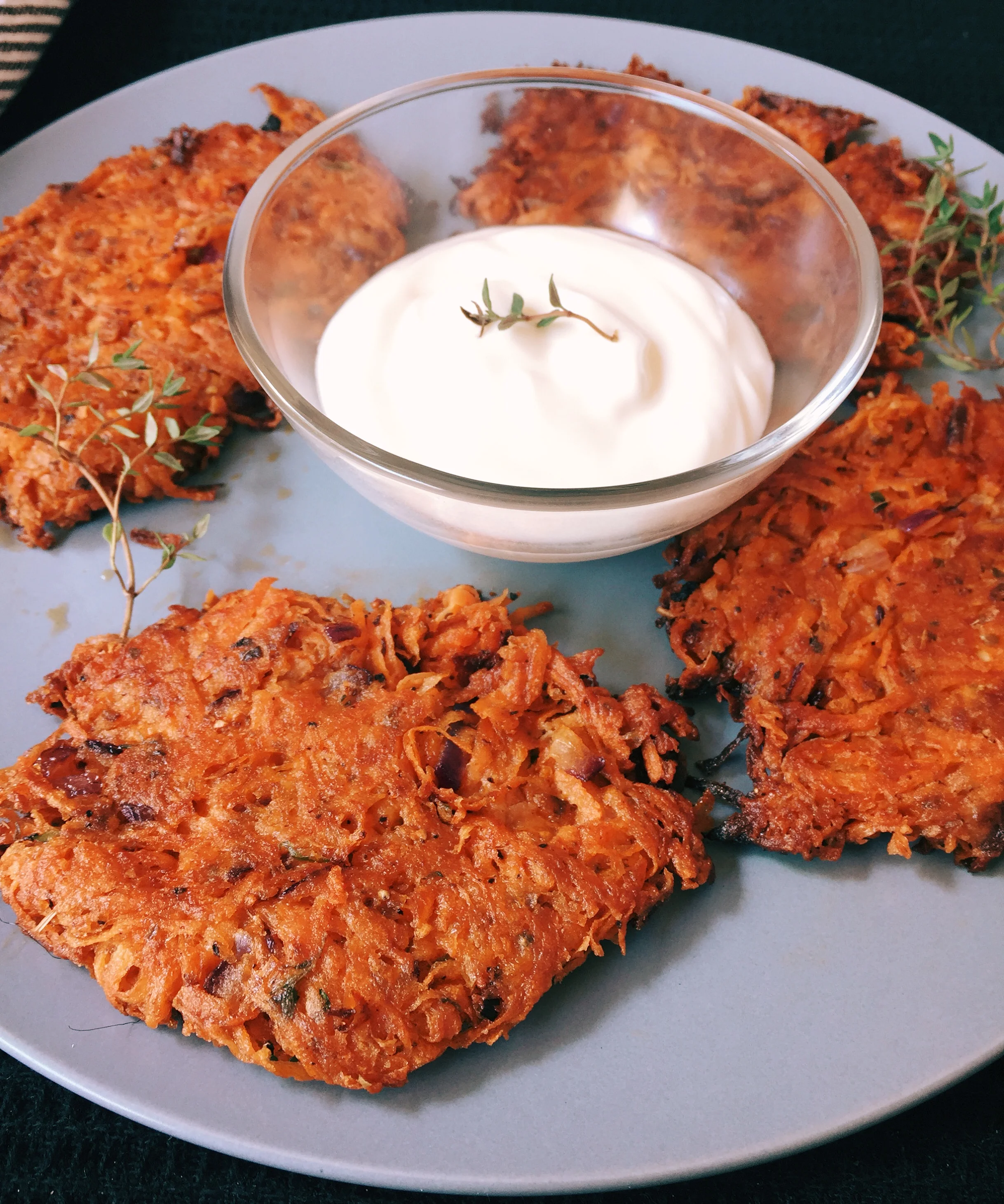 Sweet Potato Latkes 