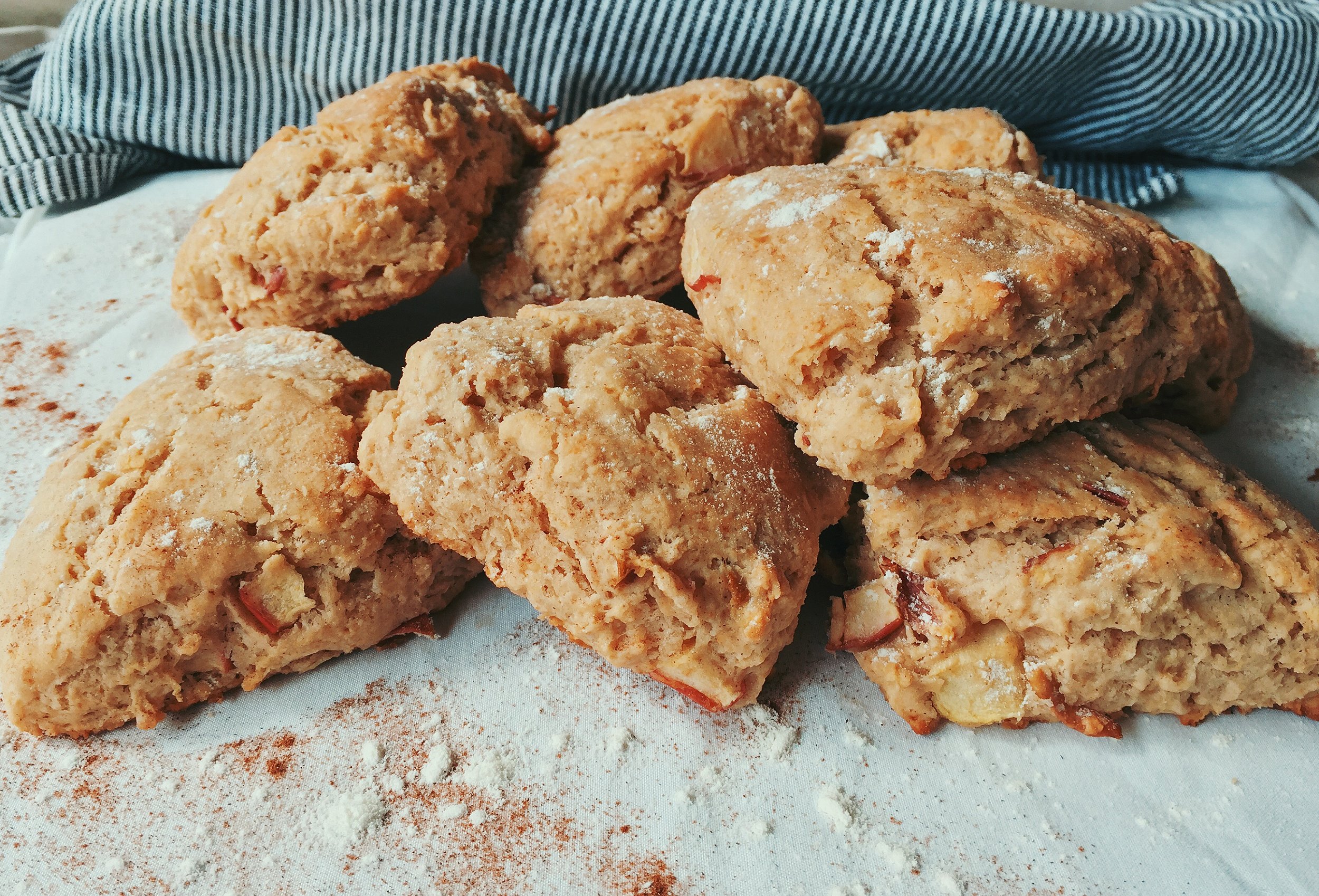 Apple & Cinnamon Scones 