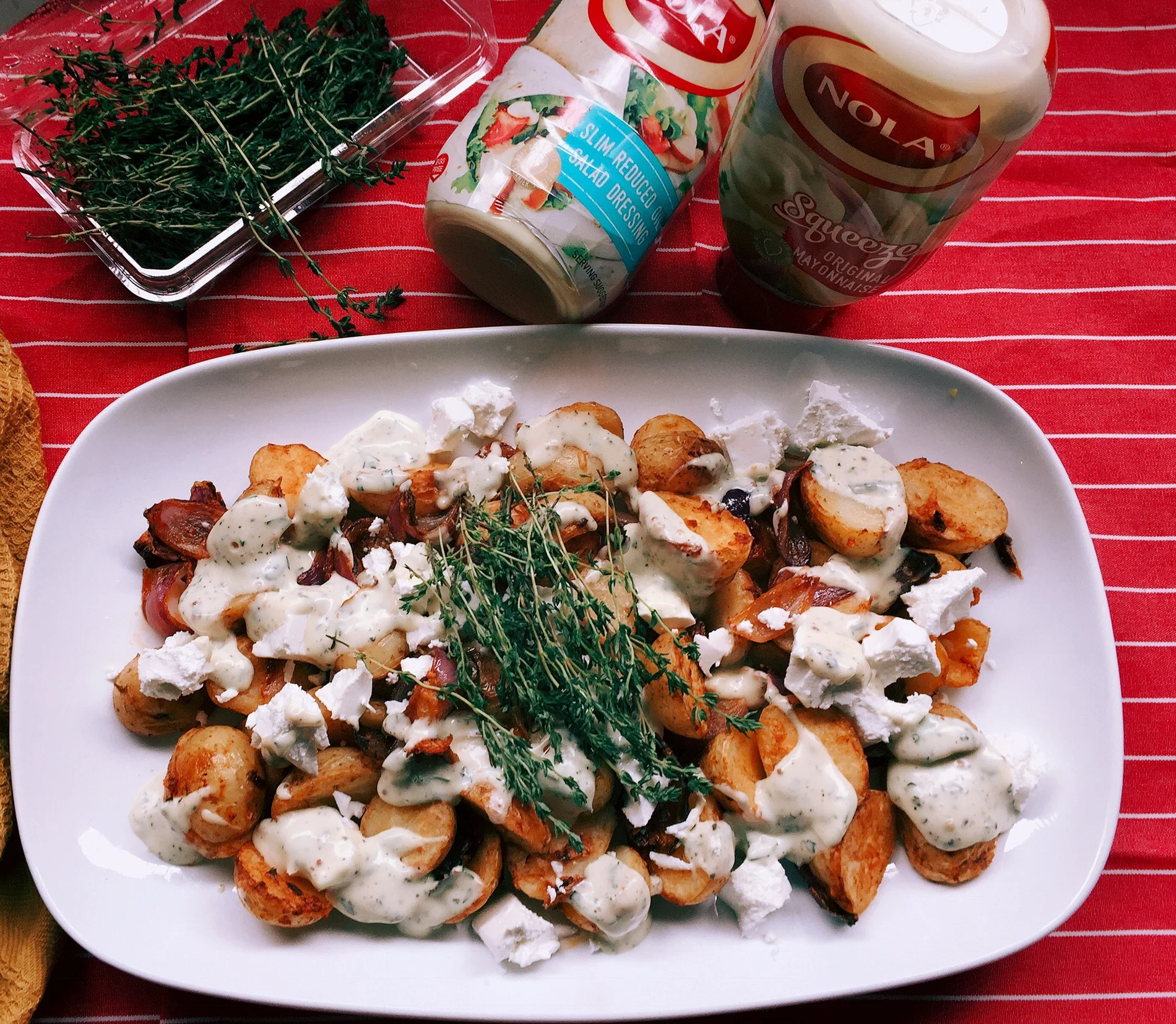 Baked Potato Salad With Tarragon Dressing 