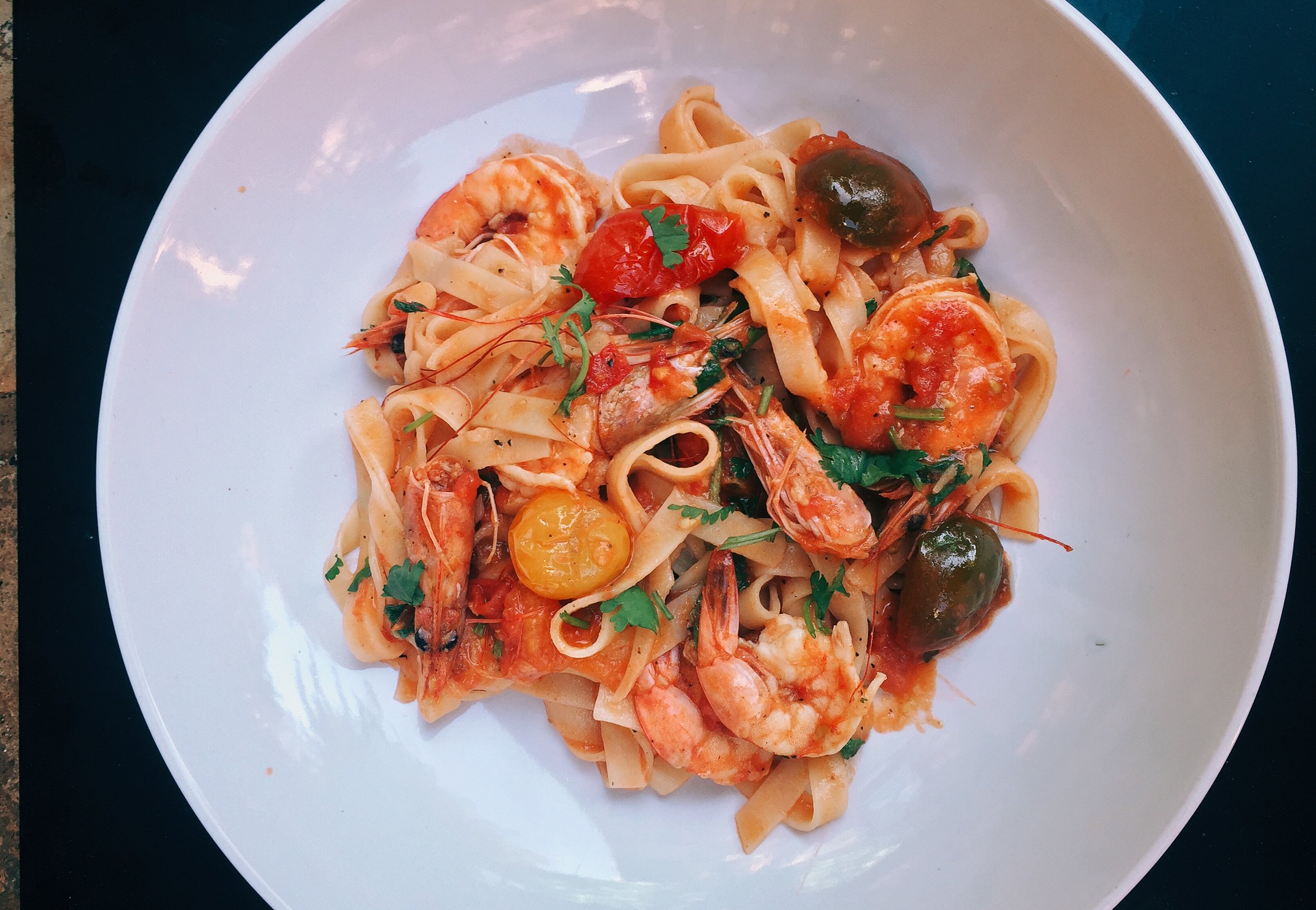 Spicy Prawn Pasta