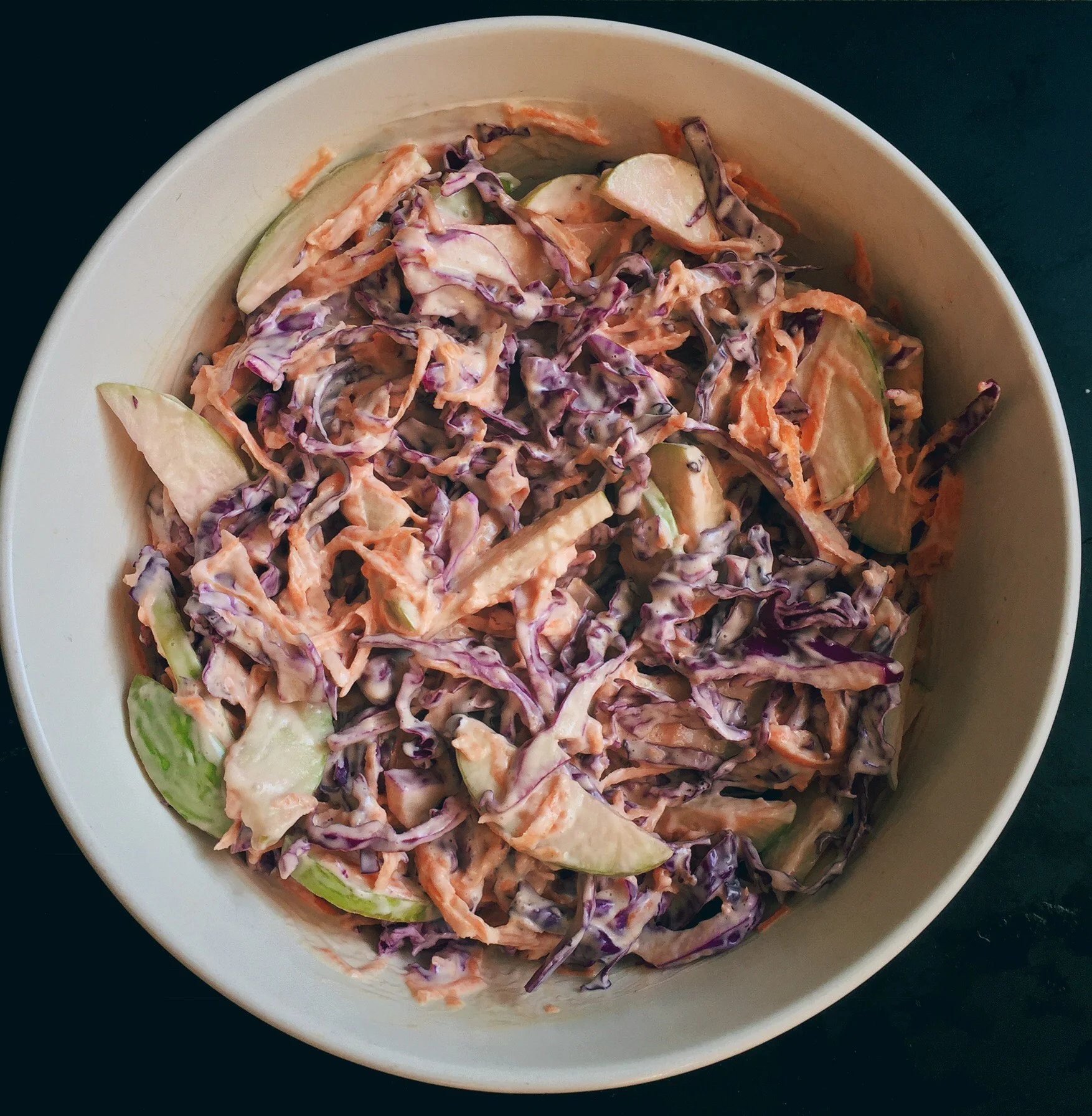 Red Cabbage & Apple Slaw 