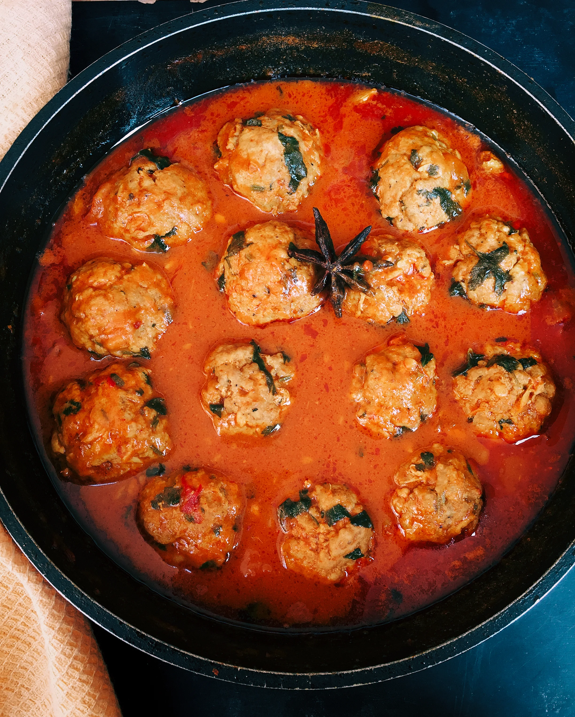 Meatballs In Coconut Curry
