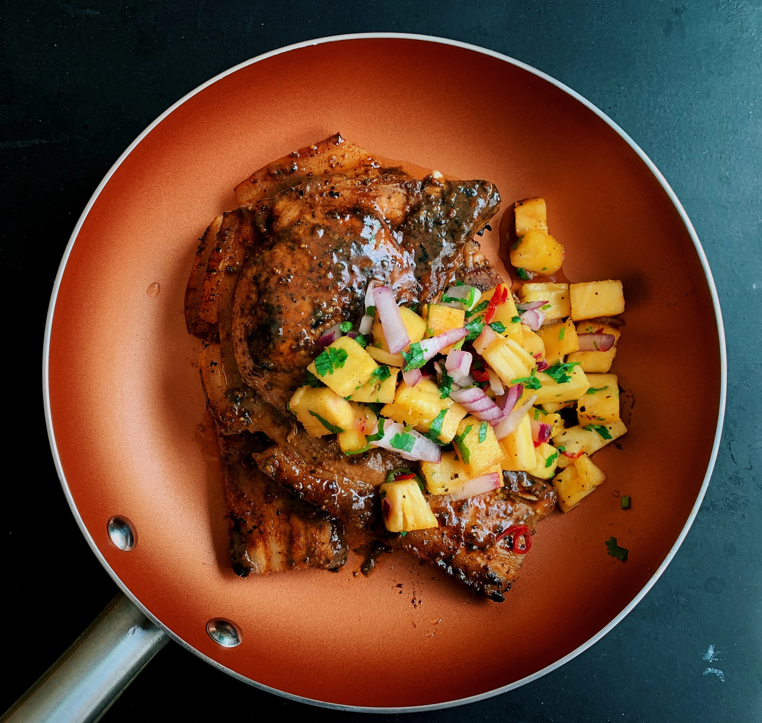 Honey, Mustard &amp; Soy Pork Chops 